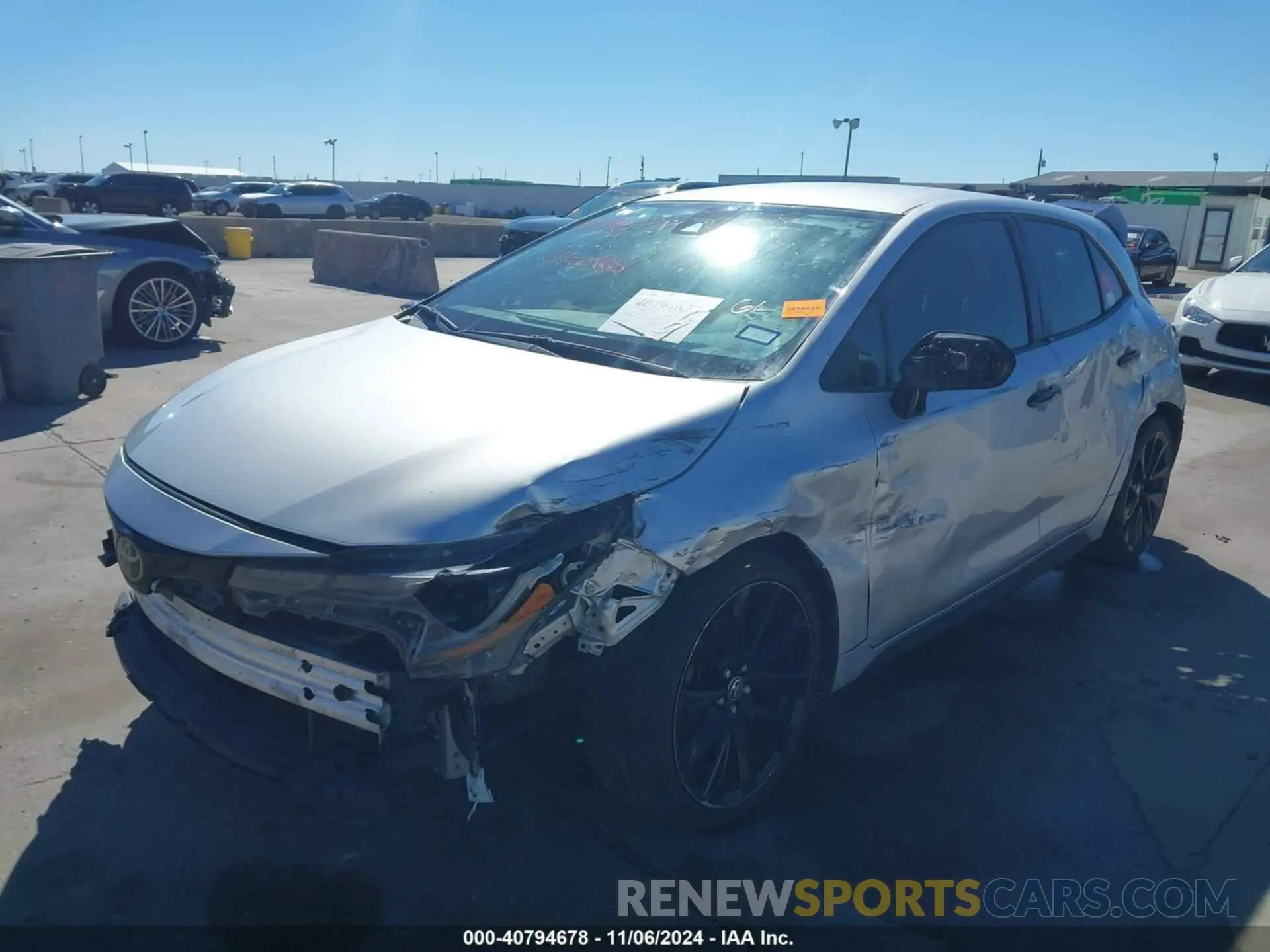 2 Photograph of a damaged car JTND4MBEXM3124704 TOYOTA COROLLA 2021