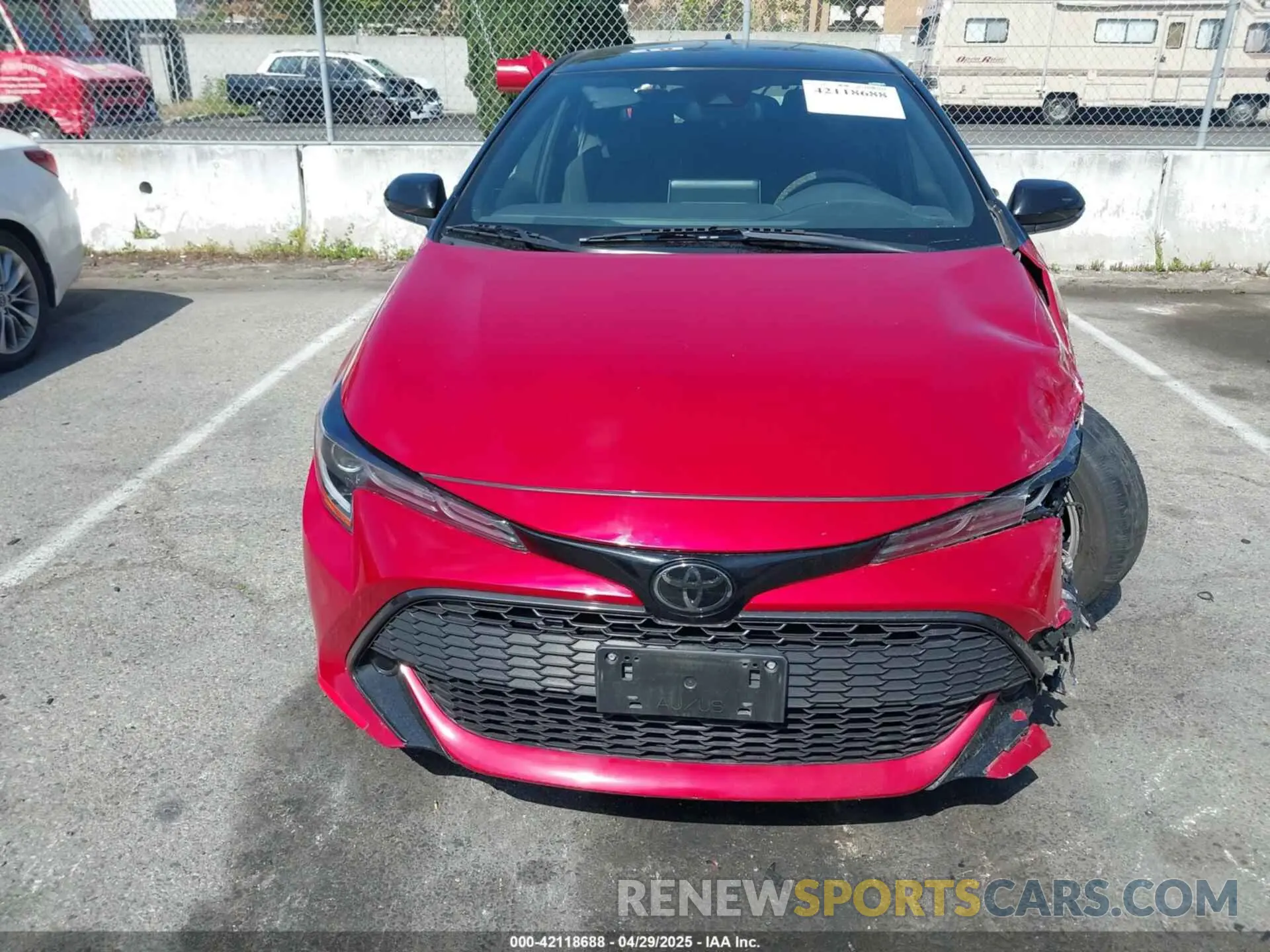 12 Photograph of a damaged car JTND4MBEXM3127618 TOYOTA COROLLA 2021
