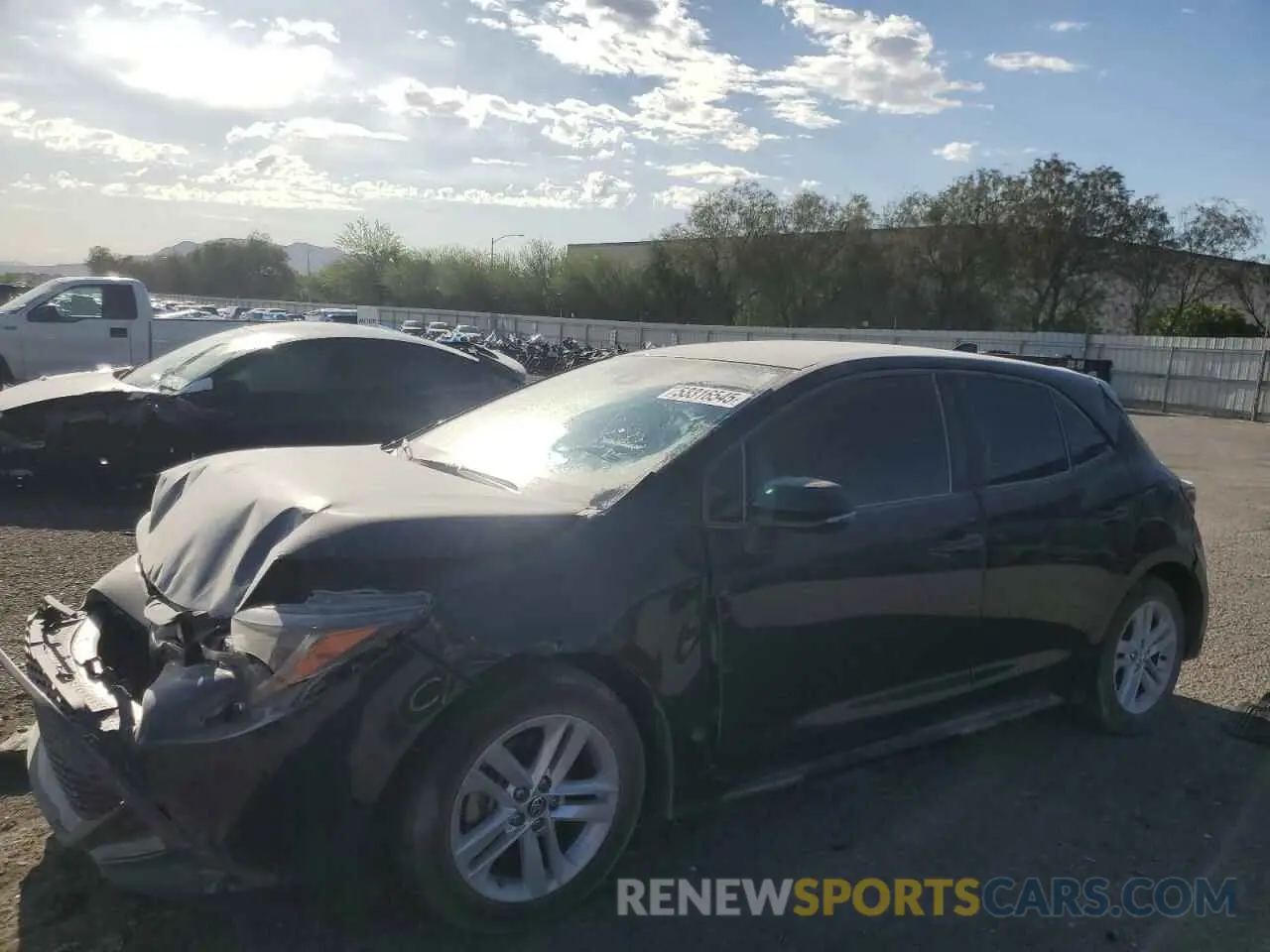 1 Photograph of a damaged car JTND4MBEXM3128722 TOYOTA COROLLA 2021