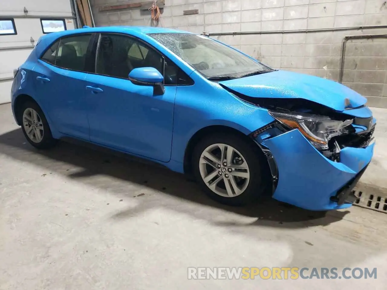 4 Фотография поврежденного автомобиля JTND4MBEXM3133581 TOYOTA COROLLA 2021