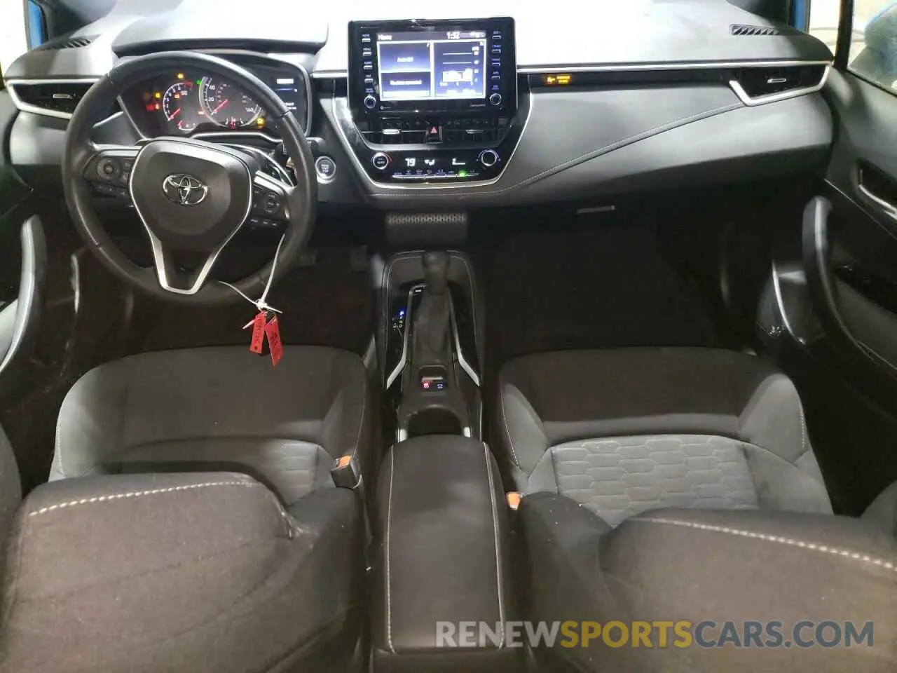 8 Фотография поврежденного автомобиля JTND4MBEXM3133581 TOYOTA COROLLA 2021