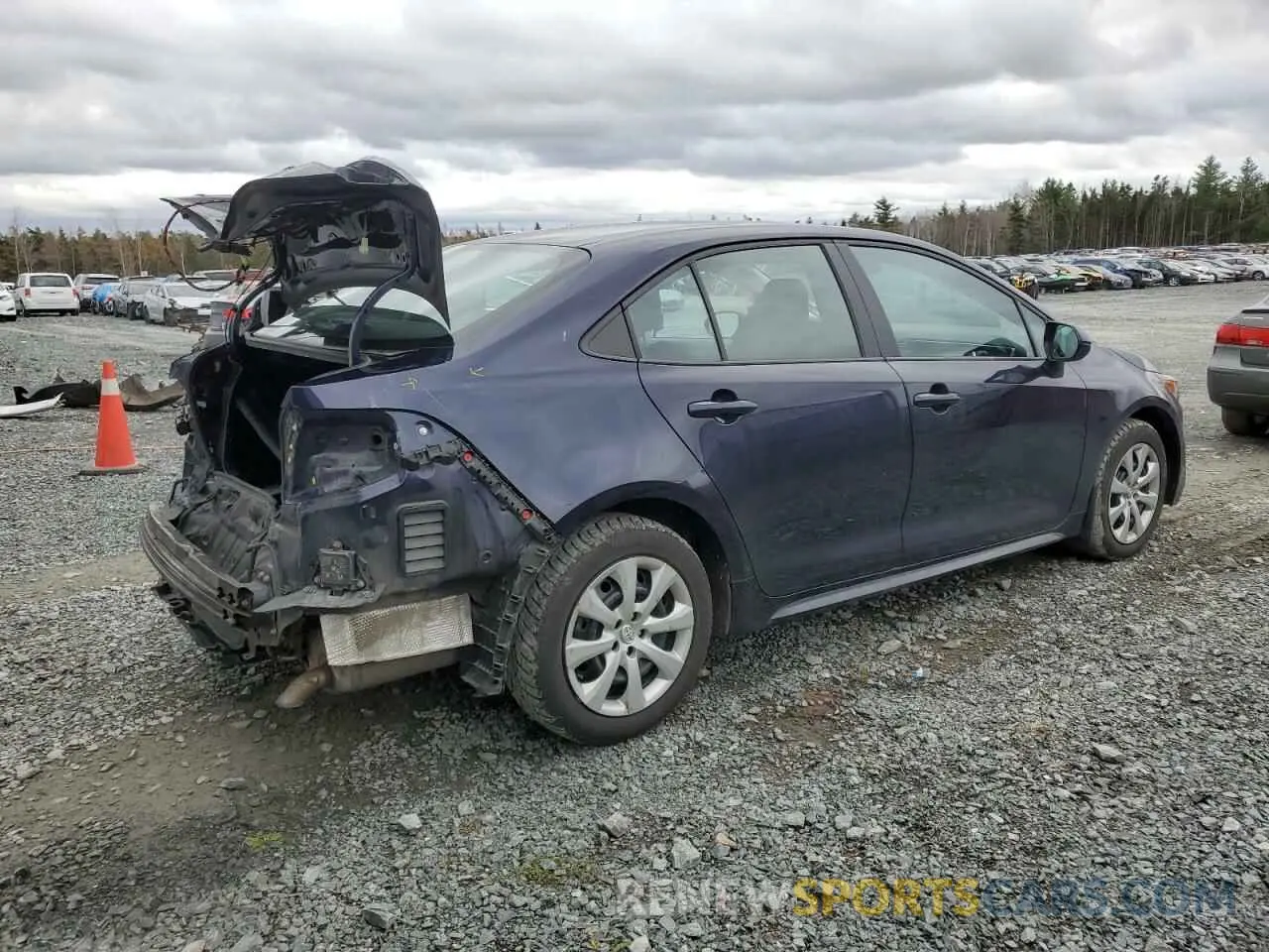 3 Фотография поврежденного автомобиля 5YFBPMBE3NP353575 TOYOTA COROLLA 2022