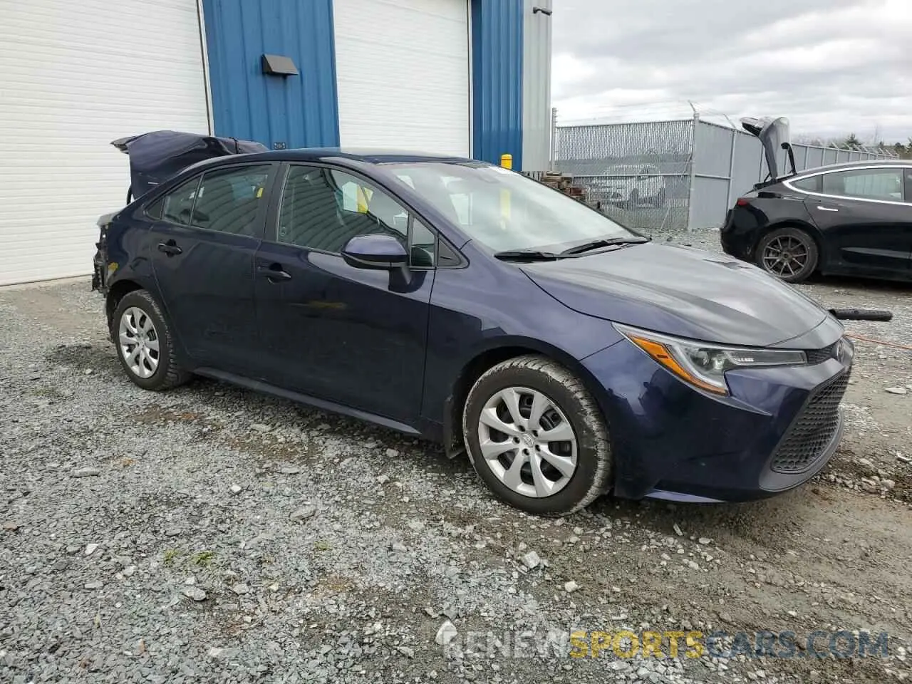 4 Фотография поврежденного автомобиля 5YFBPMBE3NP353575 TOYOTA COROLLA 2022
