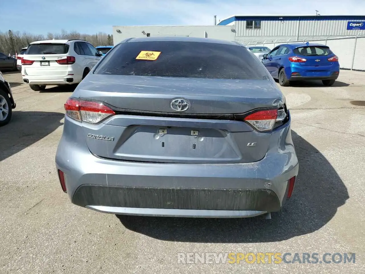 6 Photograph of a damaged car 5YFBPMBE5NP380101 TOYOTA COROLLA 2022