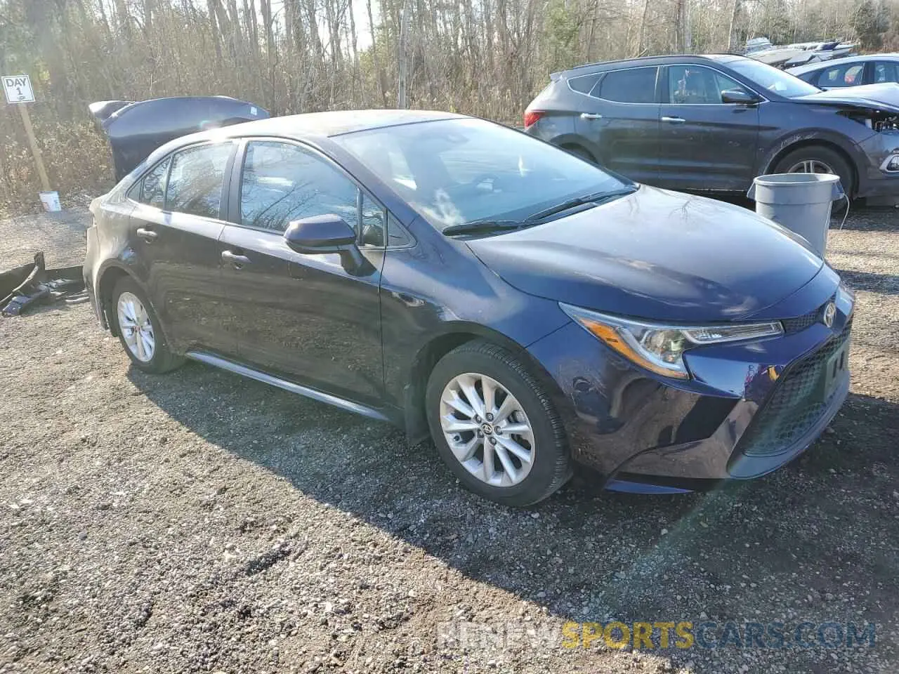 4 Фотография поврежденного автомобиля 5YFBPMBE6NP300322 TOYOTA COROLLA 2022
