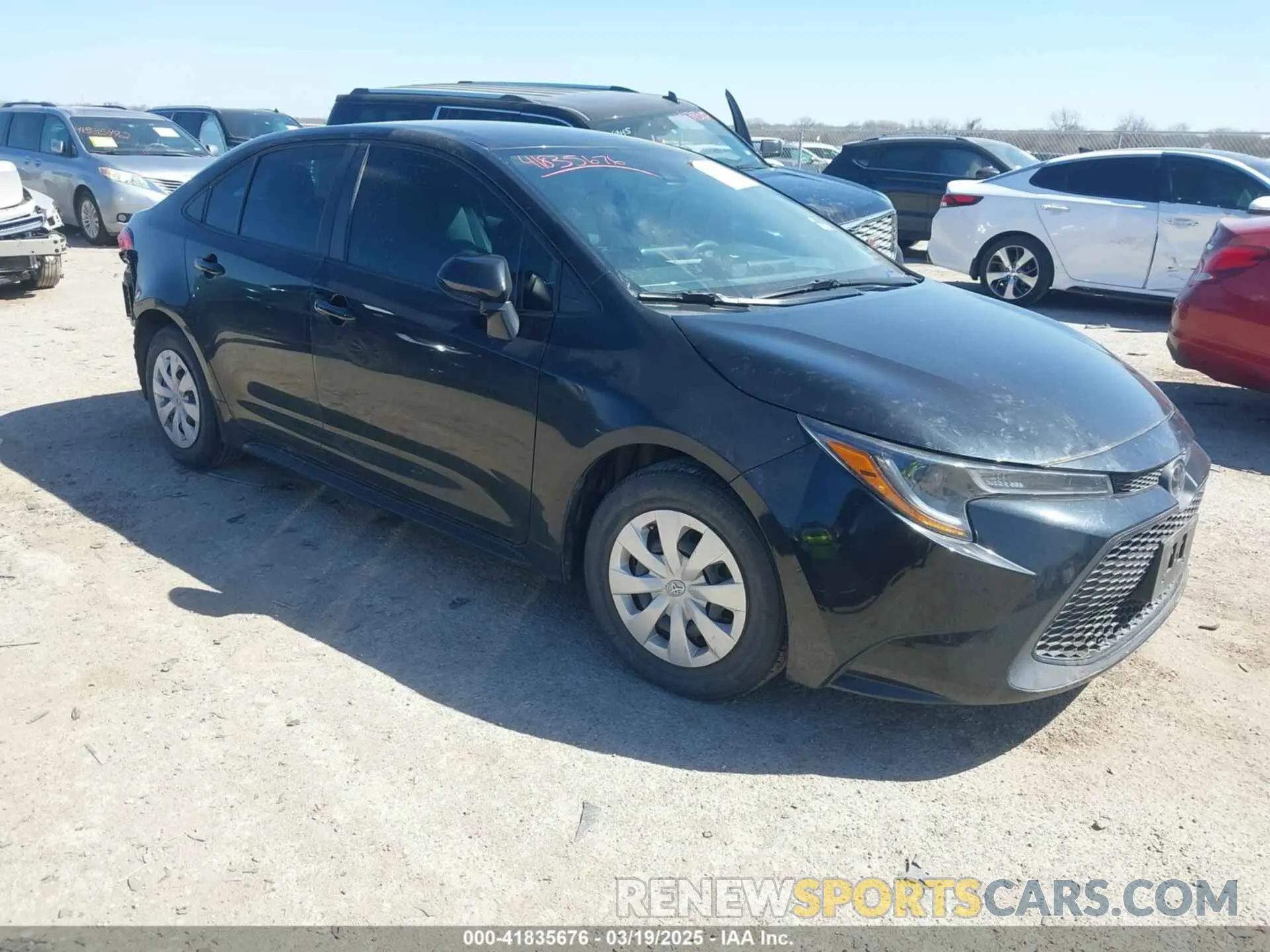 1 Photograph of a damaged car 5YFDPMAE9NP287950 TOYOTA COROLLA 2022