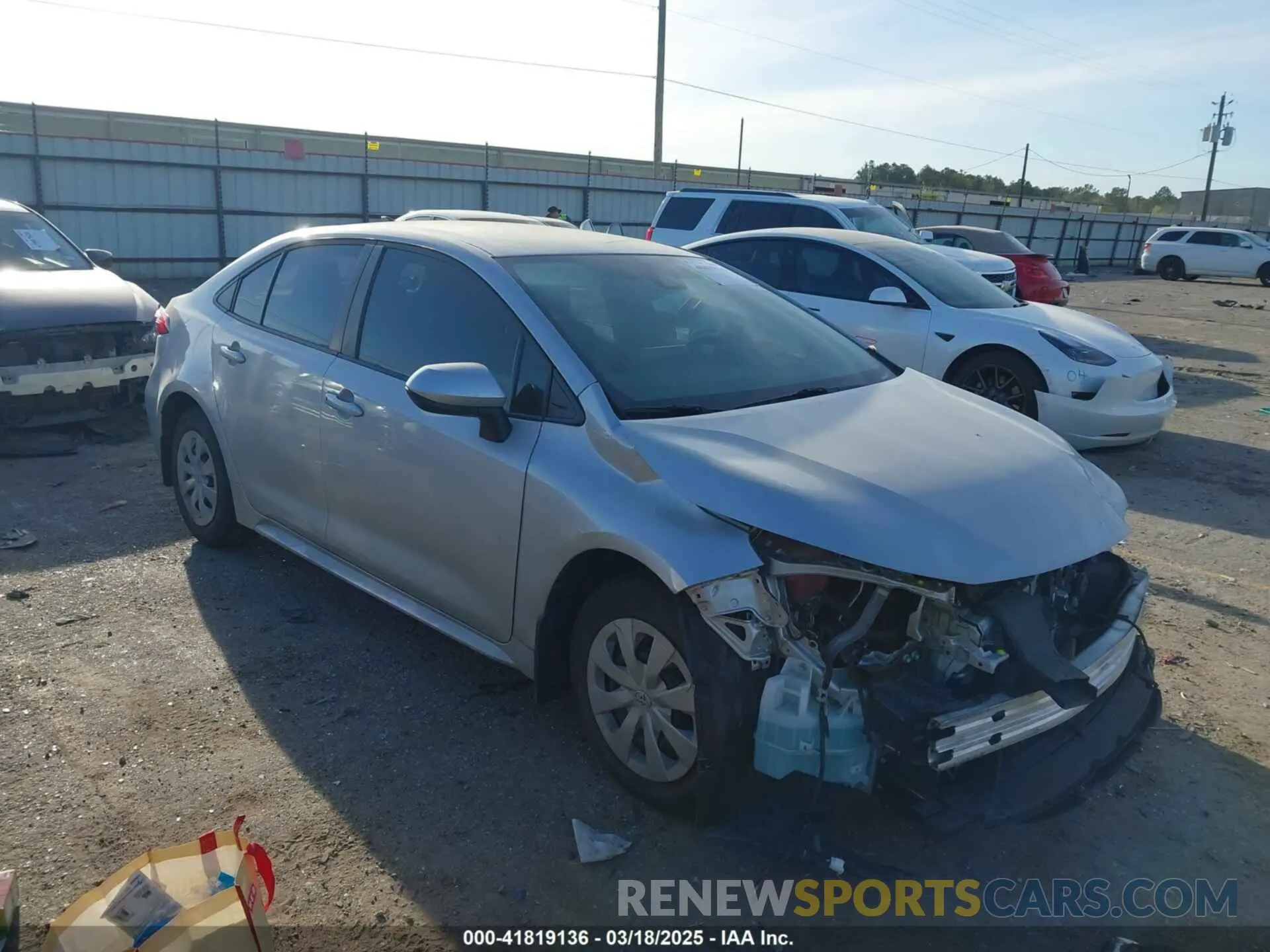 1 Photograph of a damaged car 5YFDPMAEXNP300477 TOYOTA COROLLA 2022