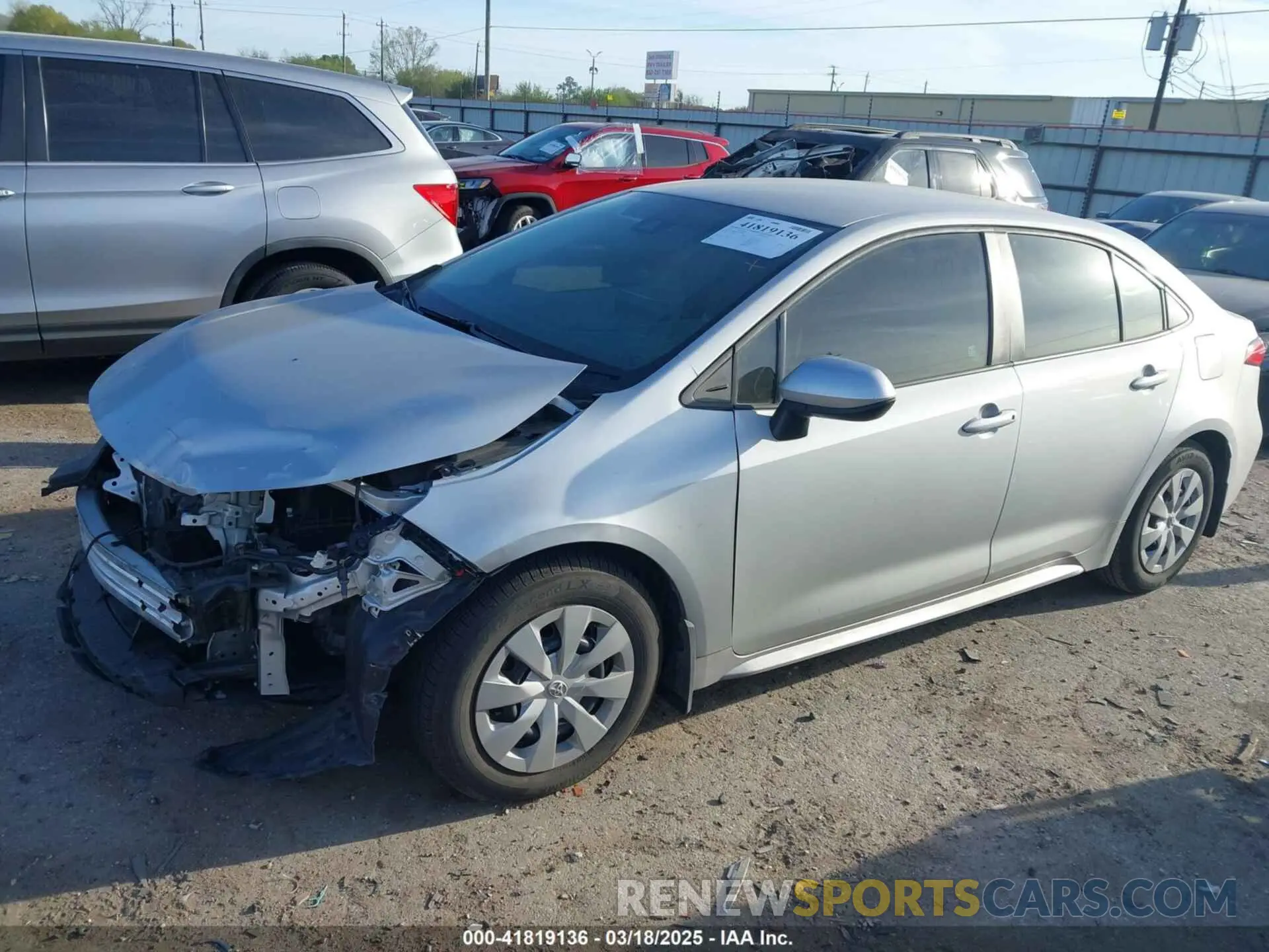 2 Photograph of a damaged car 5YFDPMAEXNP300477 TOYOTA COROLLA 2022