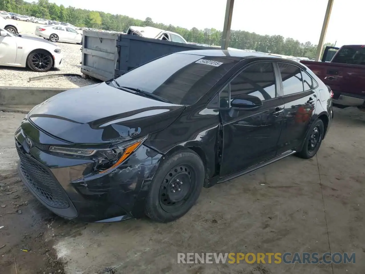 1 Photograph of a damaged car 5YFEPMAE0NP281216 TOYOTA COROLLA 2022
