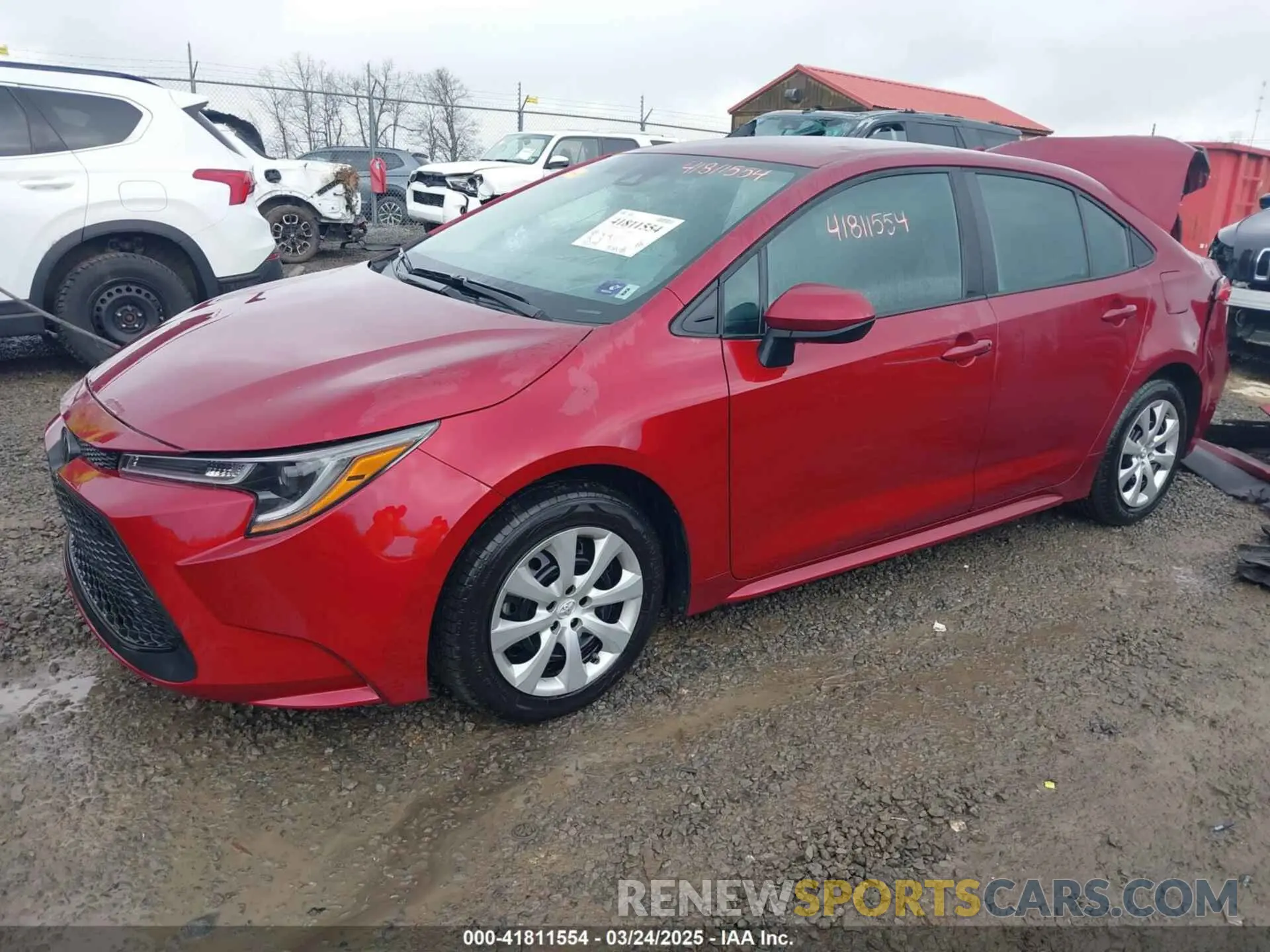 2 Photograph of a damaged car 5YFEPMAE0NP282916 TOYOTA COROLLA 2022