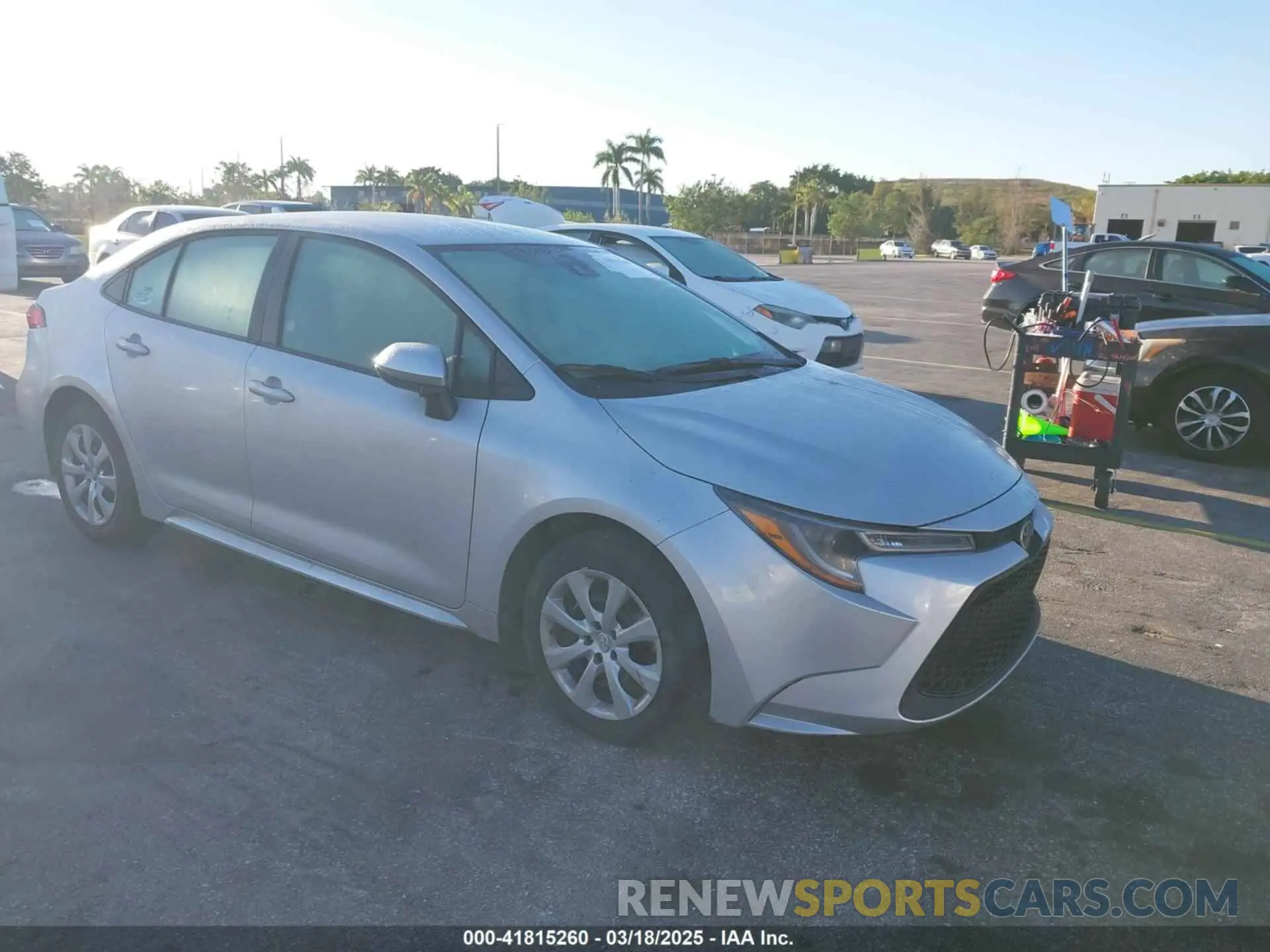 1 Photograph of a damaged car 5YFEPMAE0NP295181 TOYOTA COROLLA 2022