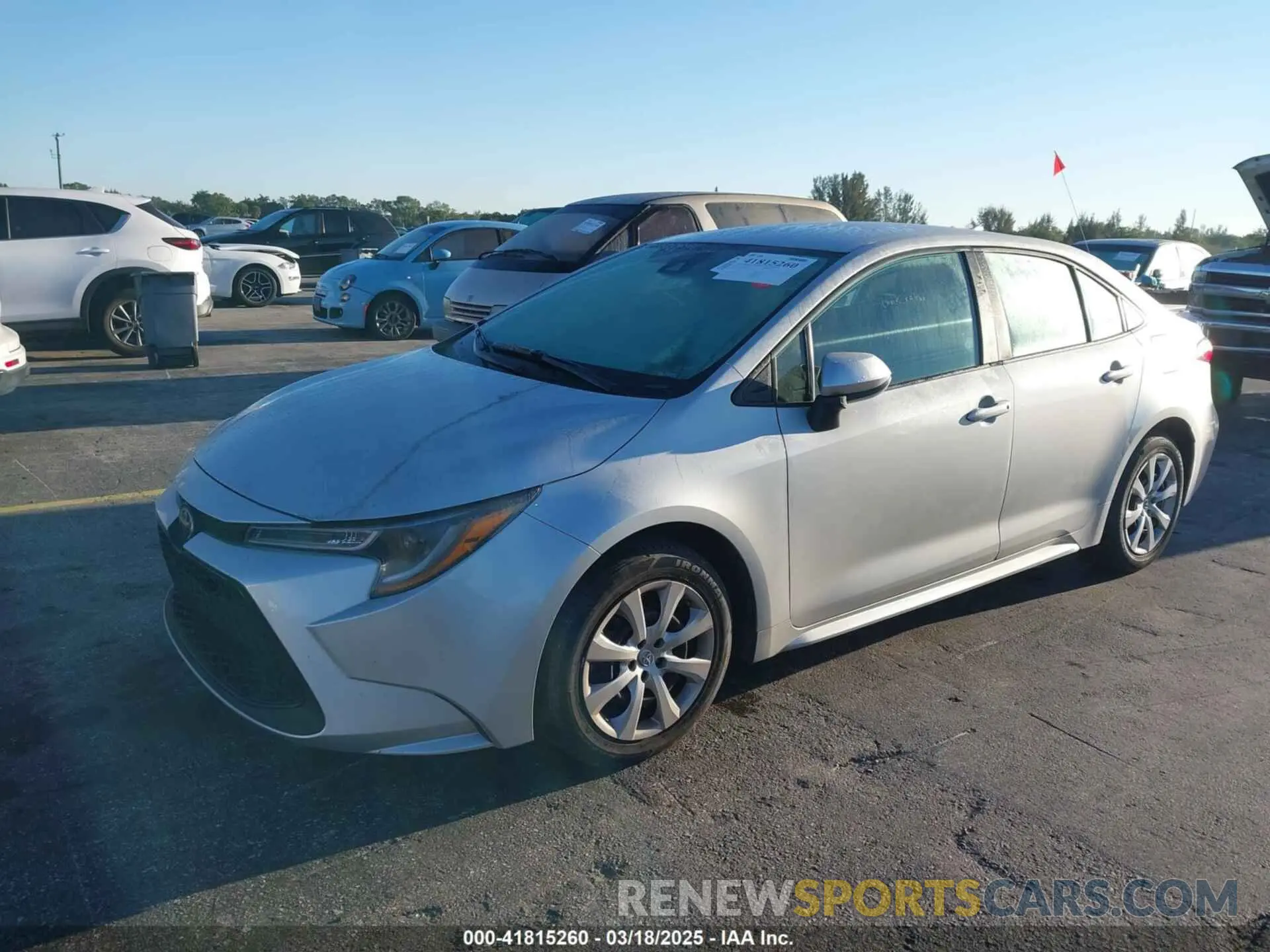 2 Photograph of a damaged car 5YFEPMAE0NP295181 TOYOTA COROLLA 2022