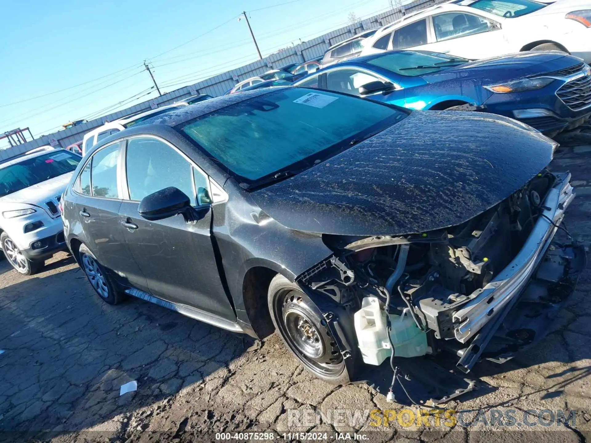 1 Photograph of a damaged car 5YFEPMAE0NP304011 TOYOTA COROLLA 2022