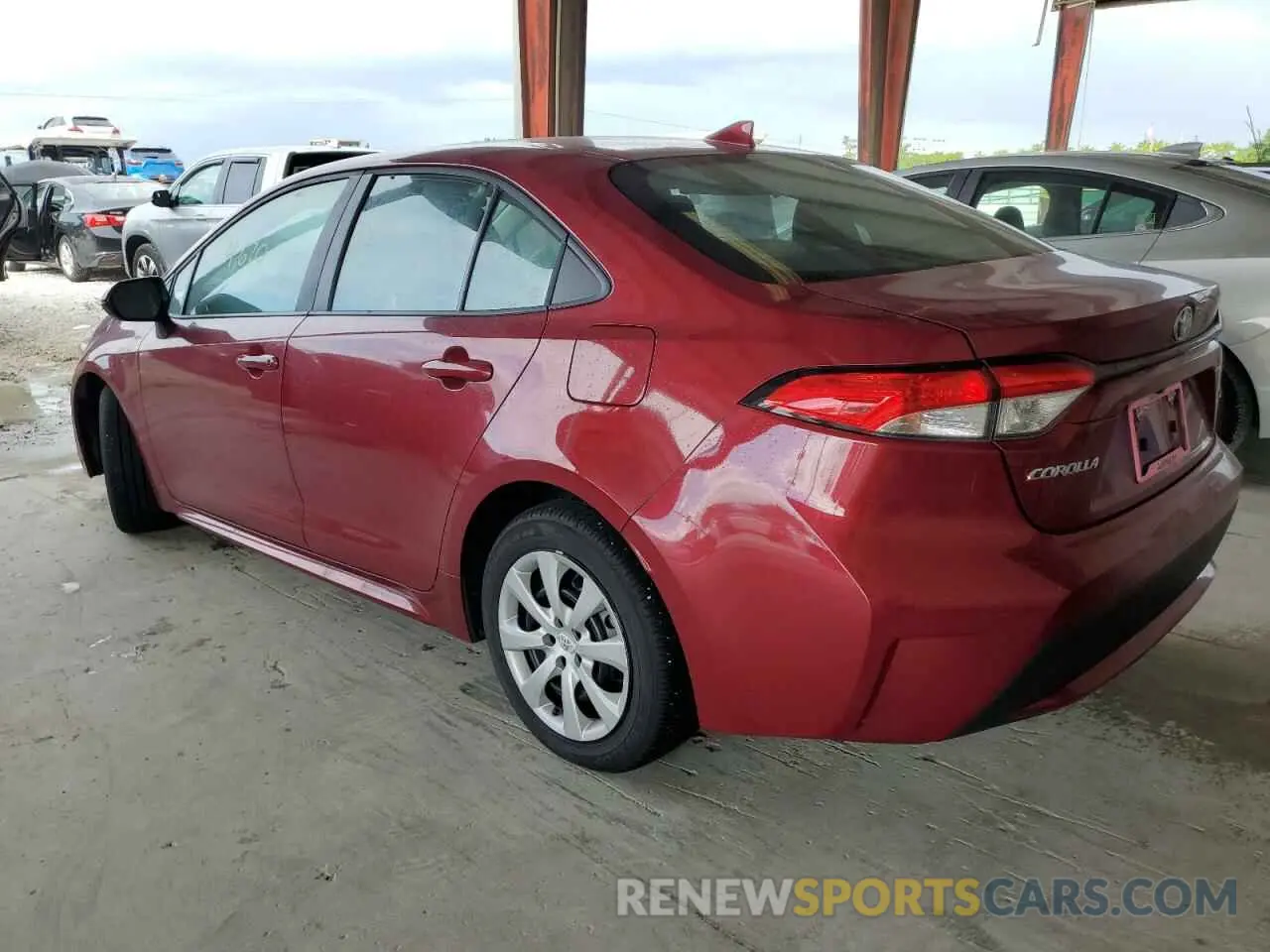 3 Фотография поврежденного автомобиля 5YFEPMAE0NP308978 TOYOTA COROLLA 2022
