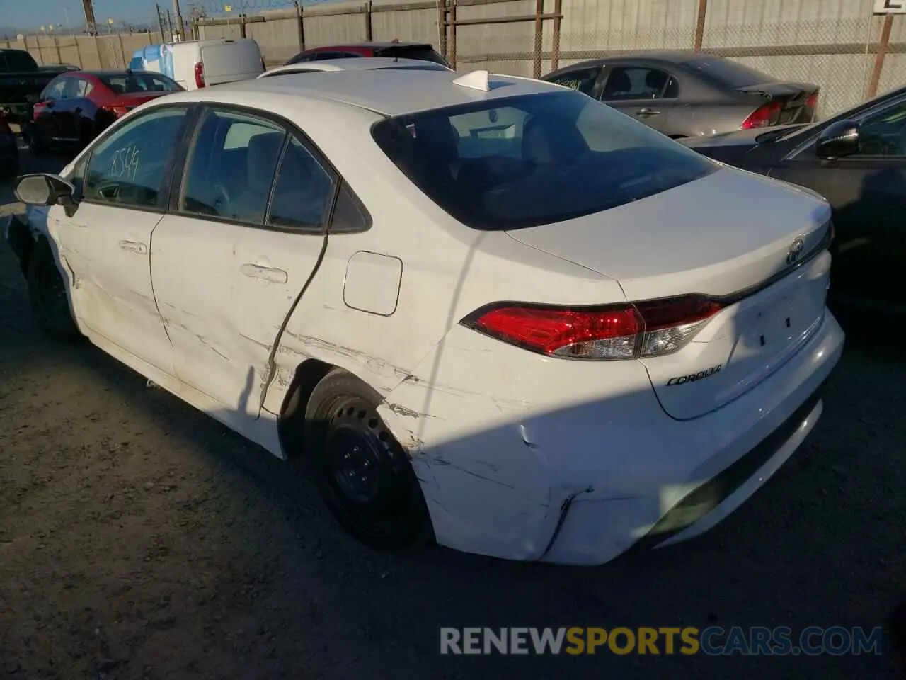 2 Photograph of a damaged car 5YFEPMAE0NP329412 TOYOTA COROLLA 2022