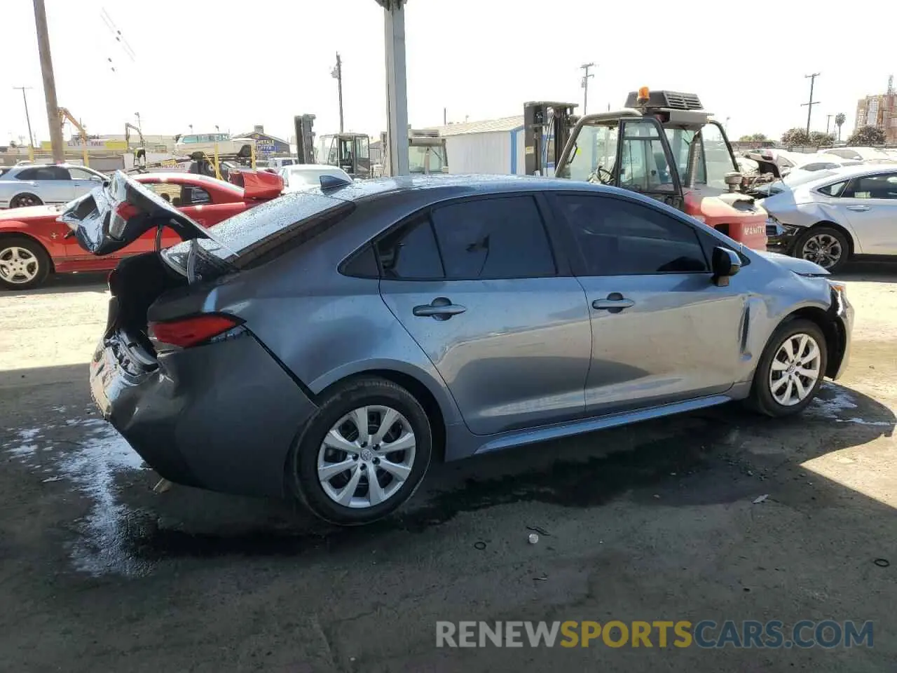 3 Photograph of a damaged car 5YFEPMAE0NP330933 TOYOTA COROLLA 2022
