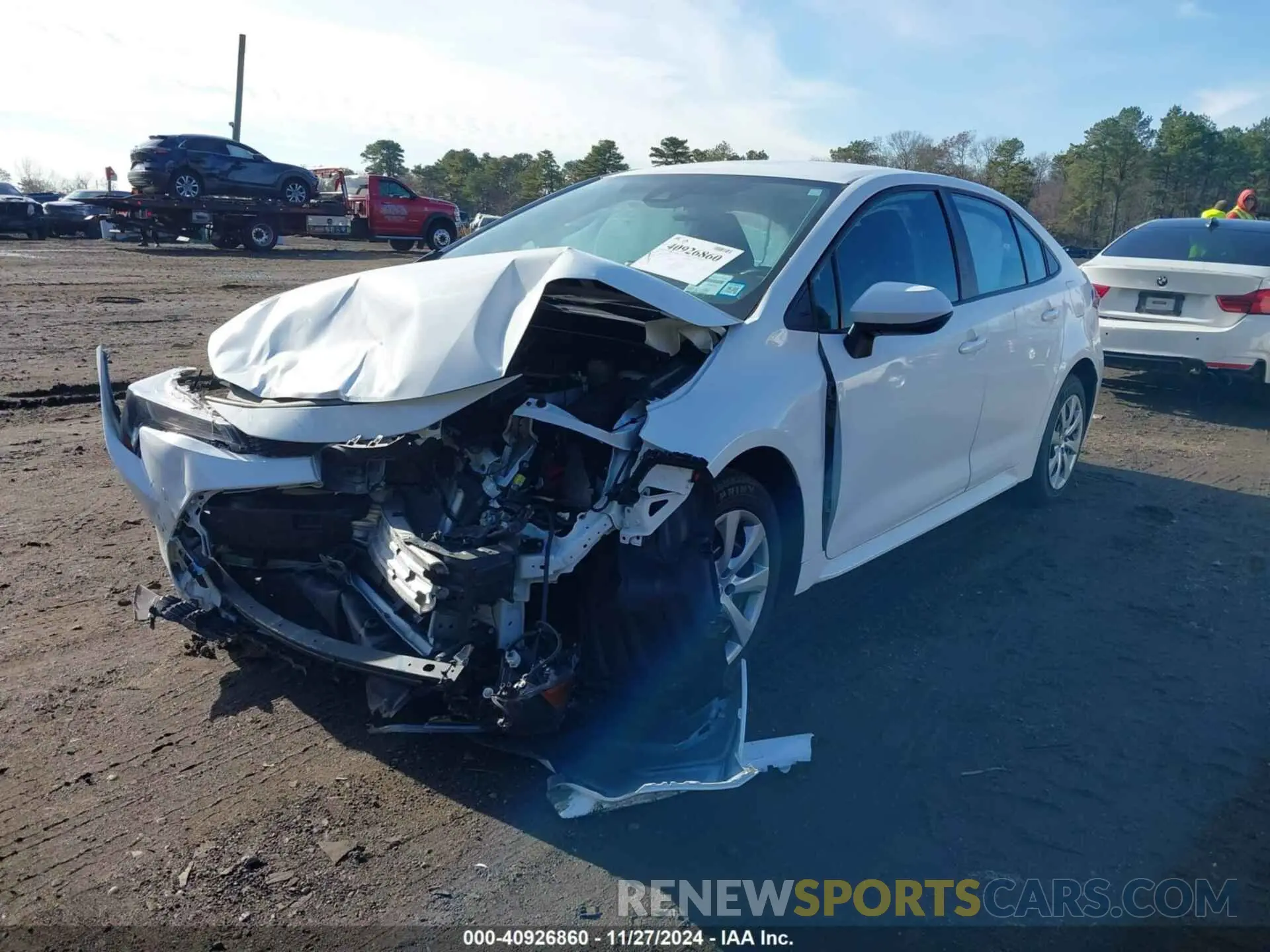 2 Photograph of a damaged car 5YFEPMAE0NP333637 TOYOTA COROLLA 2022