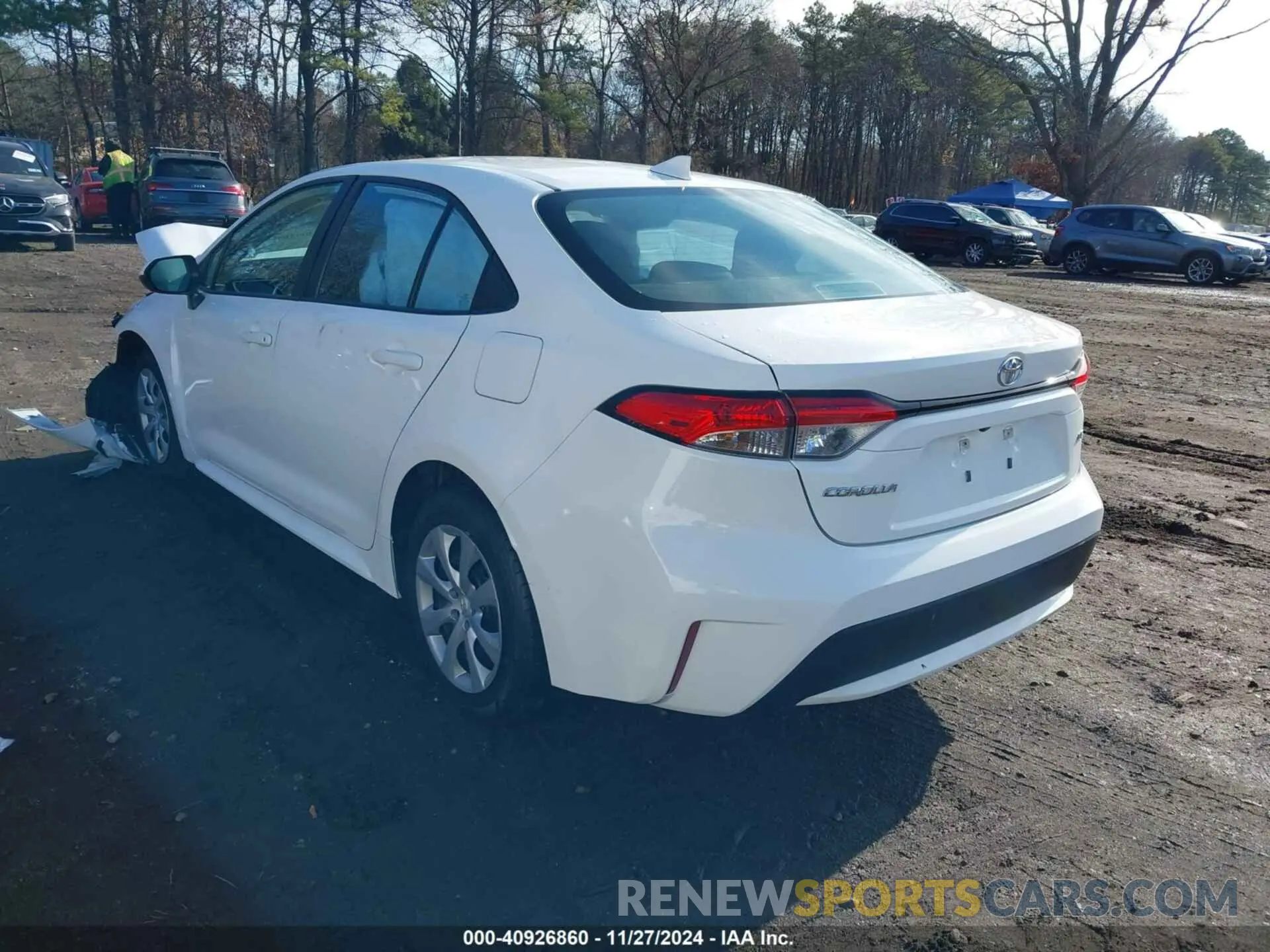 3 Photograph of a damaged car 5YFEPMAE0NP333637 TOYOTA COROLLA 2022