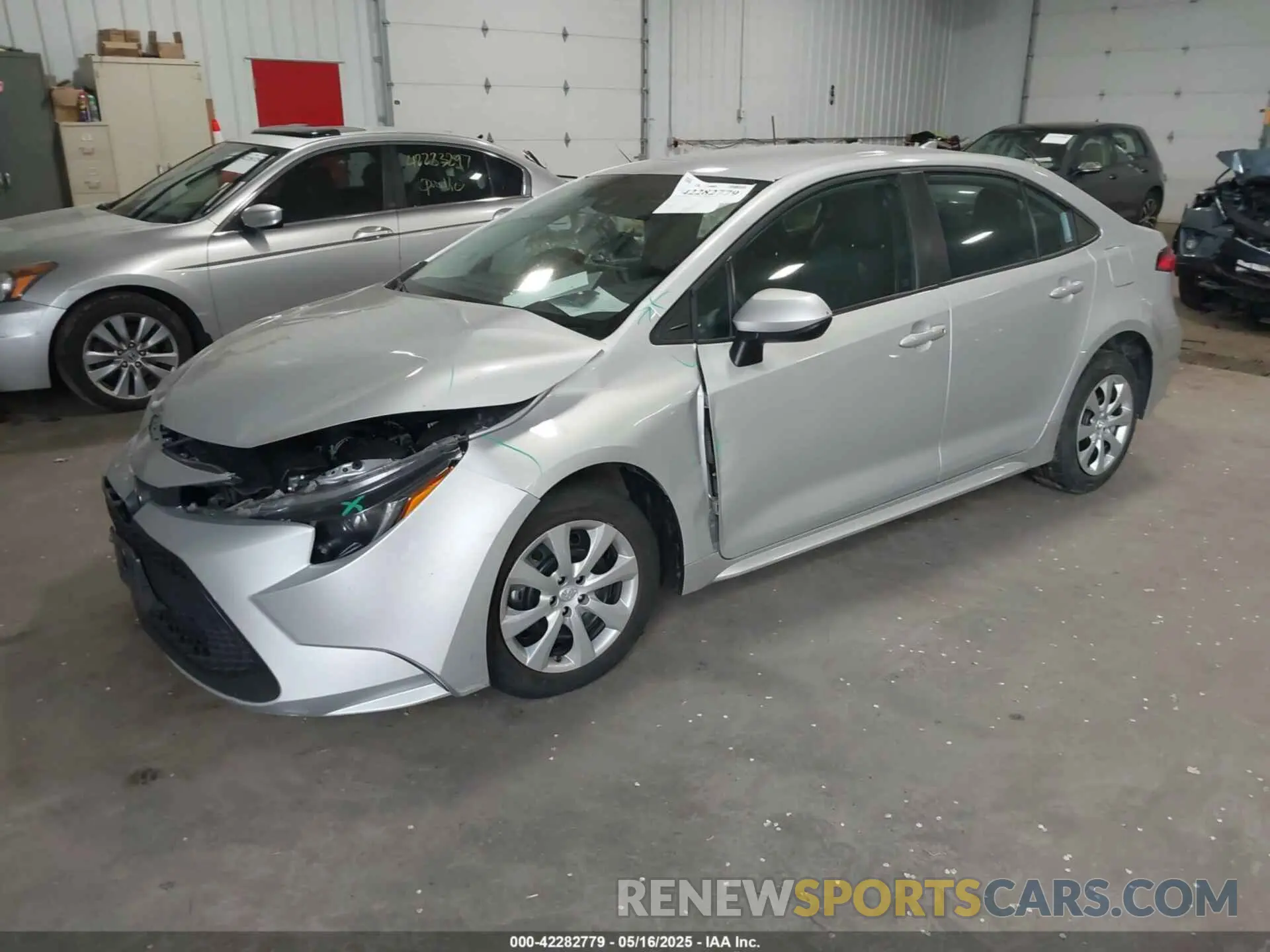 2 Photograph of a damaged car 5YFEPMAE0NP343469 TOYOTA COROLLA 2022