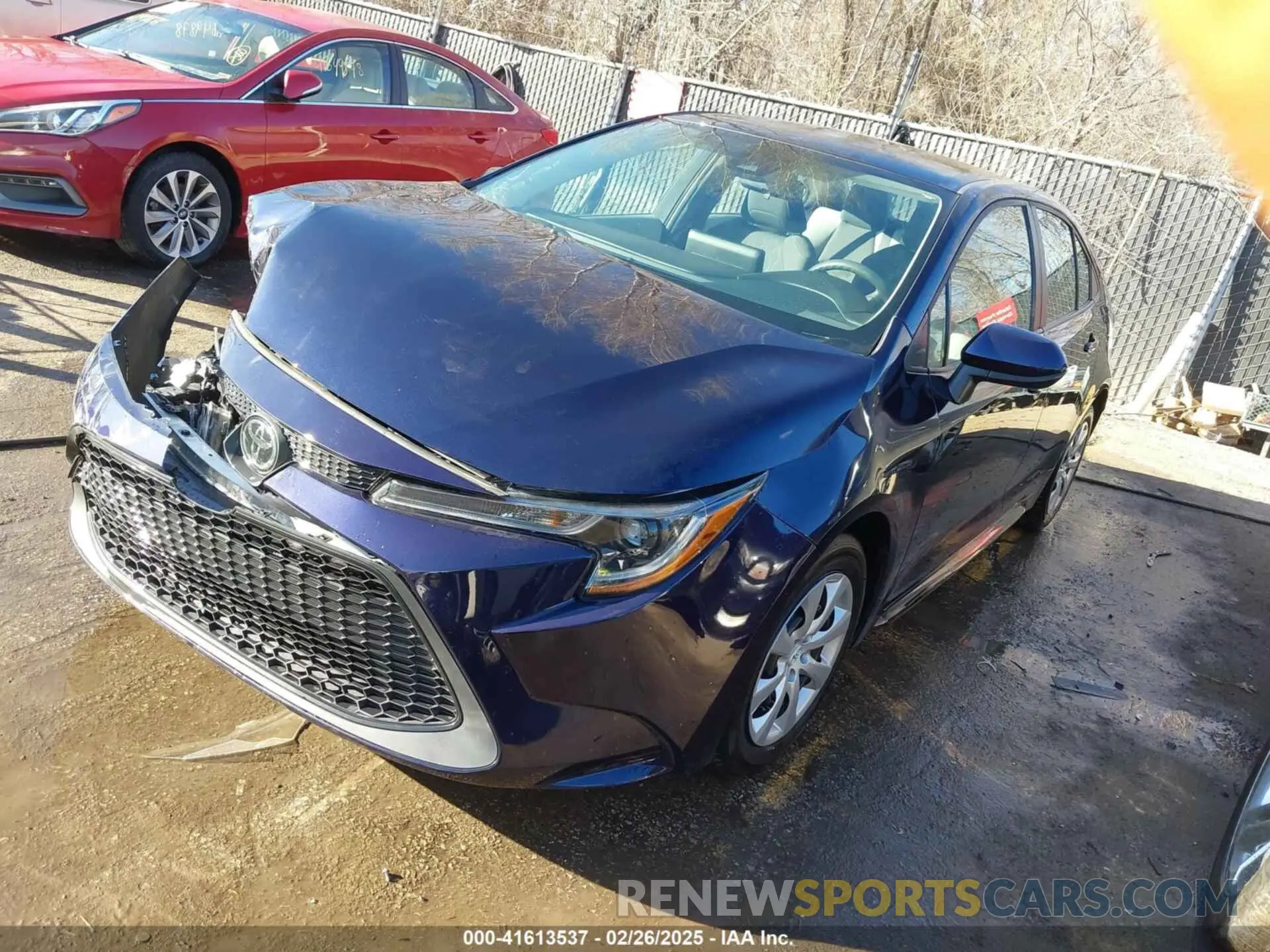 2 Фотография поврежденного автомобиля 5YFEPMAE0NP348056 TOYOTA COROLLA 2022