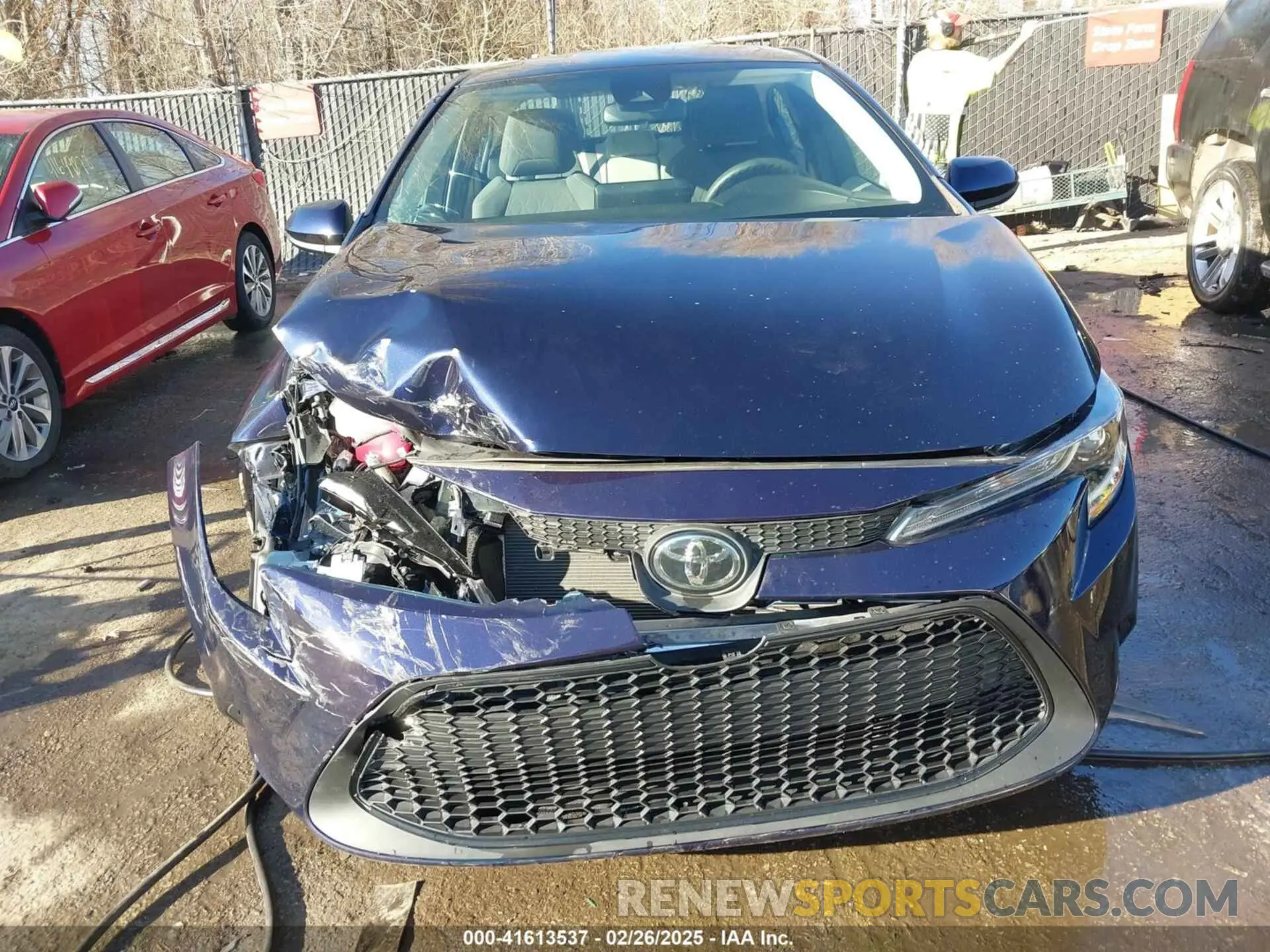 6 Фотография поврежденного автомобиля 5YFEPMAE0NP348056 TOYOTA COROLLA 2022