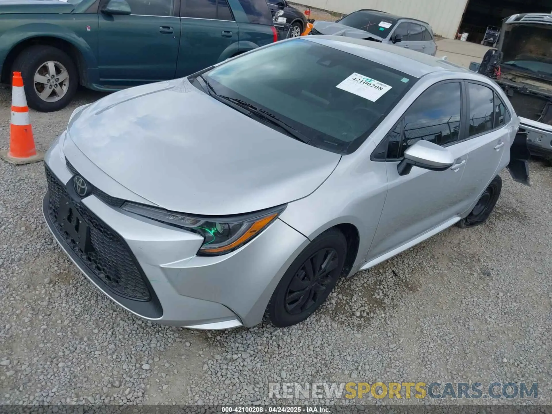 2 Фотография поврежденного автомобиля 5YFEPMAE0NP360496 TOYOTA COROLLA 2022