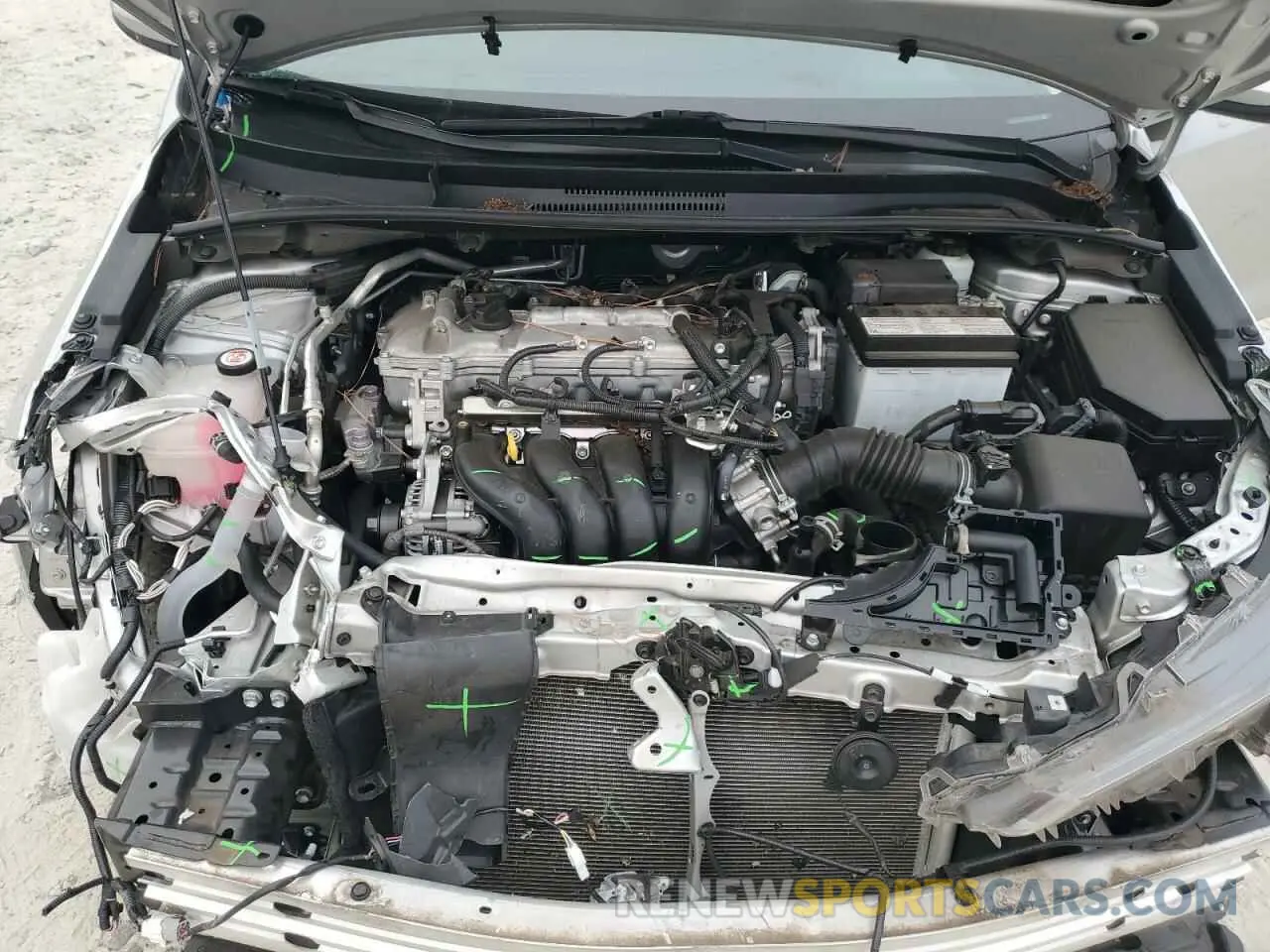 11 Фотография поврежденного автомобиля 5YFEPMAE0NP363267 TOYOTA COROLLA 2022