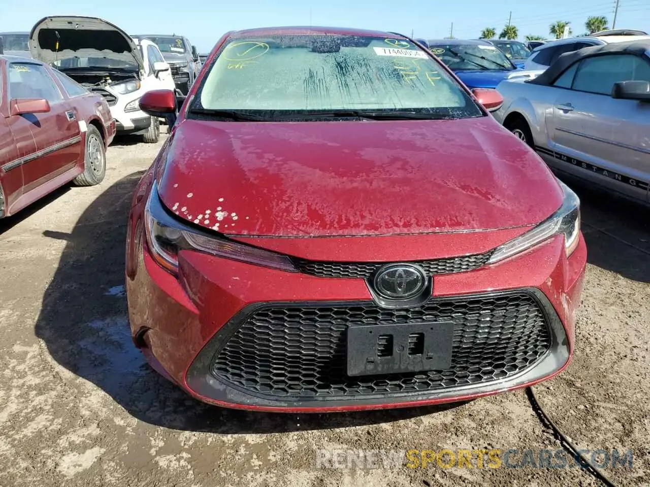 5 Photograph of a damaged car 5YFEPMAE0NP367349 TOYOTA COROLLA 2022