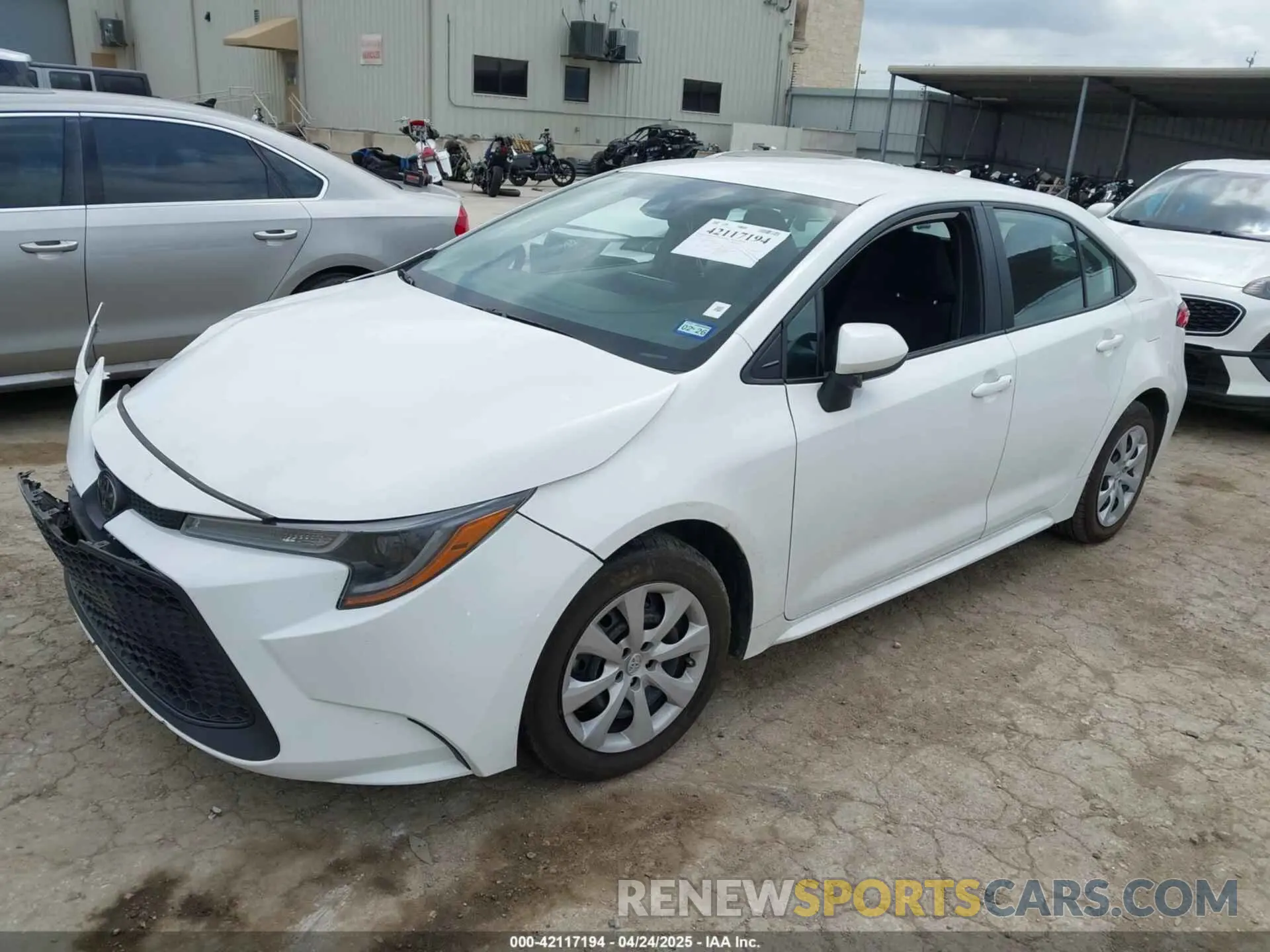 2 Фотография поврежденного автомобиля 5YFEPMAE0NP367562 TOYOTA COROLLA 2022
