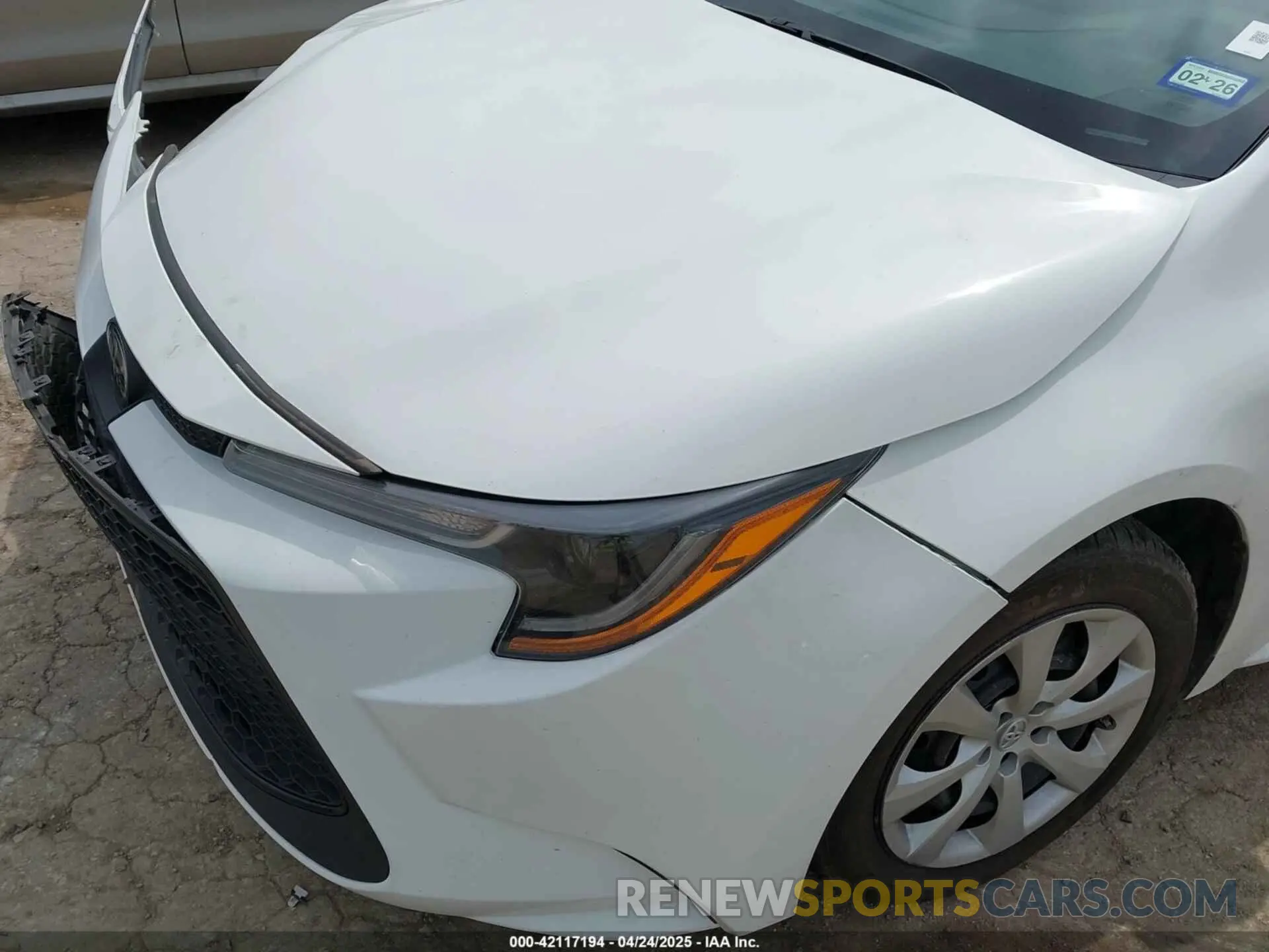 6 Фотография поврежденного автомобиля 5YFEPMAE0NP367562 TOYOTA COROLLA 2022