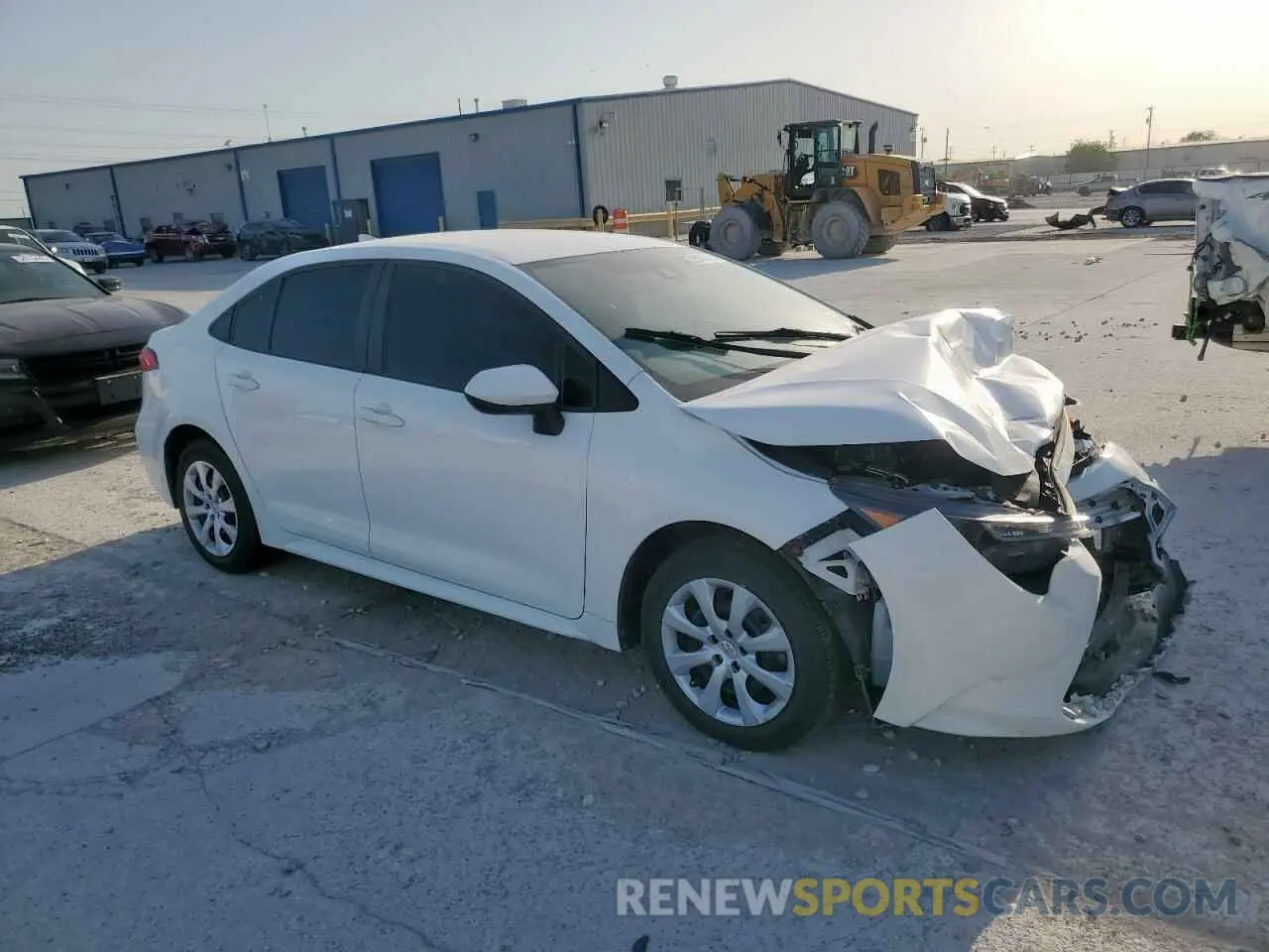 4 Photograph of a damaged car 5YFEPMAE0NP369537 TOYOTA COROLLA 2022