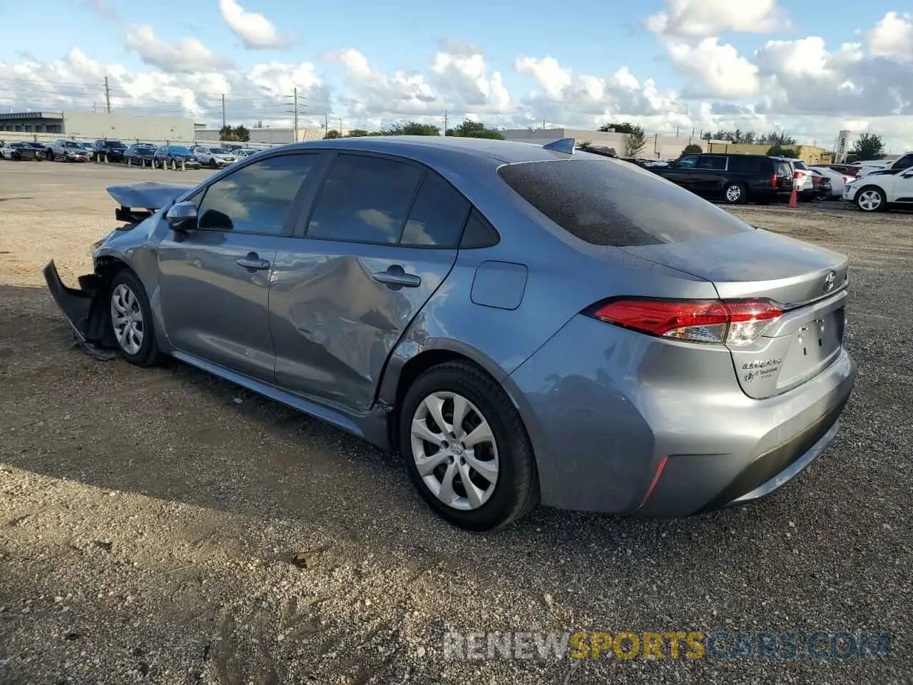 2 Фотография поврежденного автомобиля 5YFEPMAE0NP374110 TOYOTA COROLLA 2022