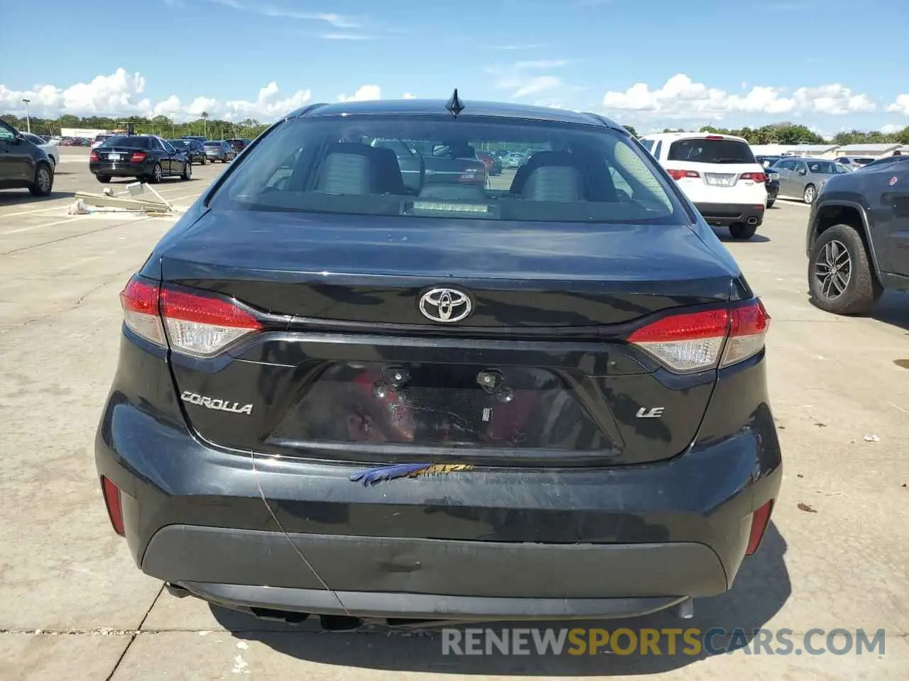6 Photograph of a damaged car 5YFEPMAE0NP374771 TOYOTA COROLLA 2022