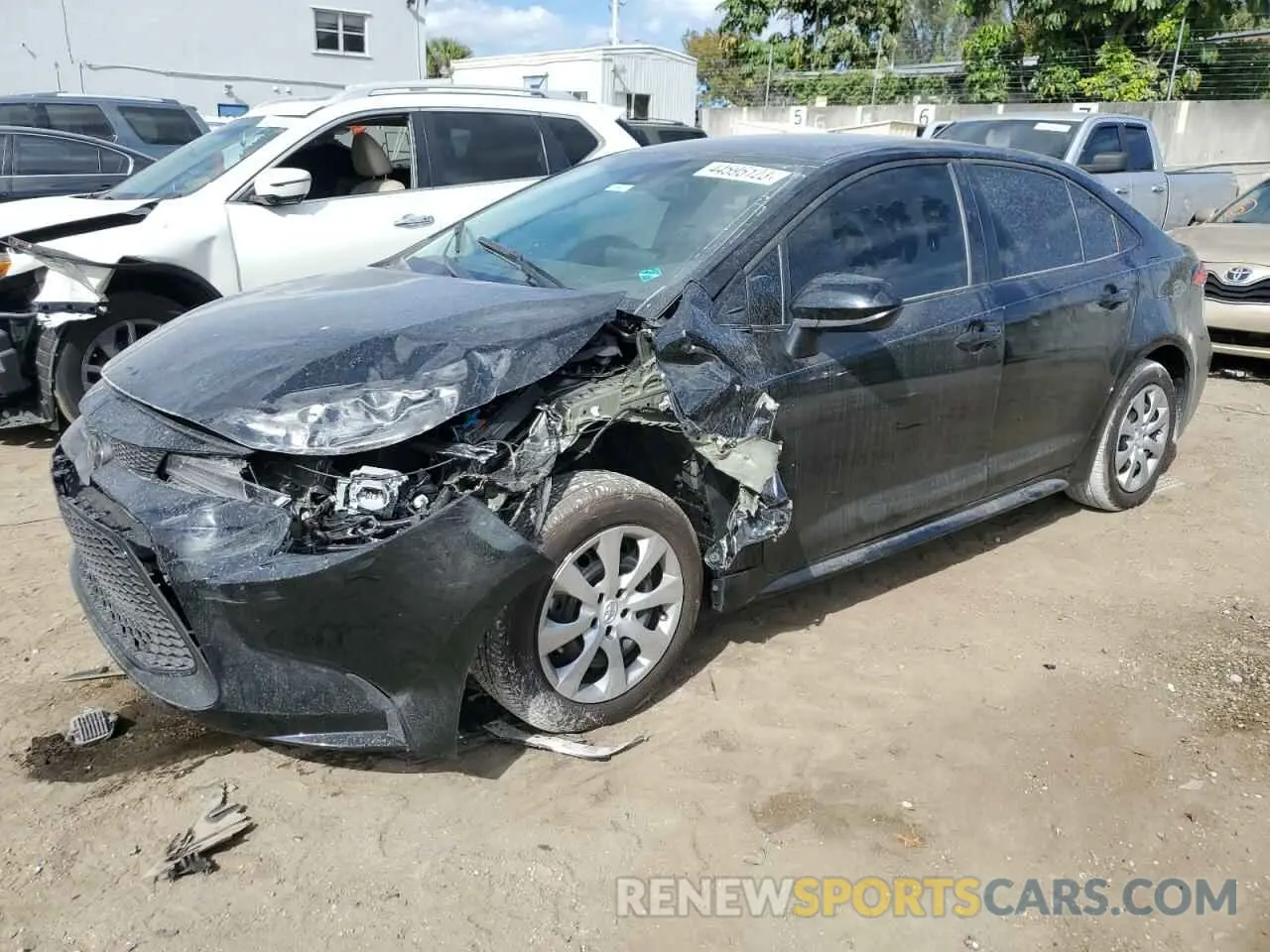 1 Photograph of a damaged car 5YFEPMAE0NP388427 TOYOTA COROLLA 2022