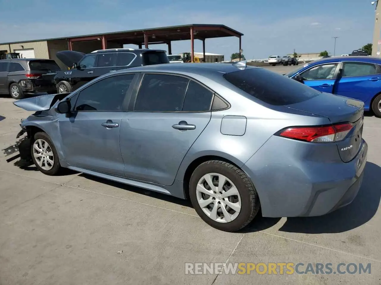 2 Photograph of a damaged car 5YFEPMAE1NP272136 TOYOTA COROLLA 2022