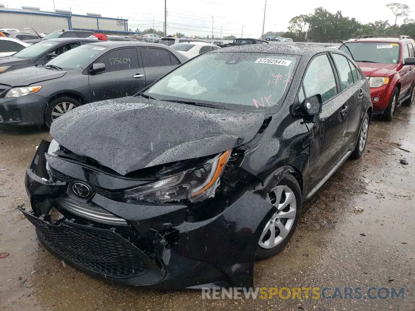 2 Photograph of a damaged car 5YFEPMAE1NP276087 TOYOTA COROLLA 2022