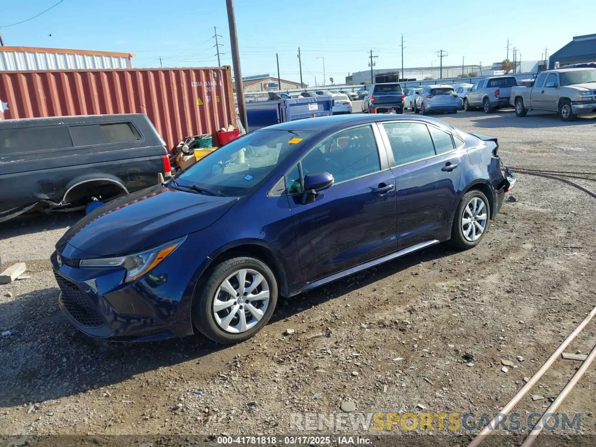 2 Фотография поврежденного автомобиля 5YFEPMAE1NP276235 TOYOTA COROLLA 2022