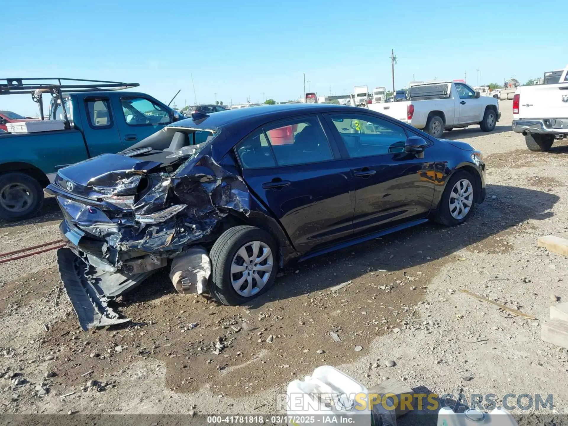 4 Фотография поврежденного автомобиля 5YFEPMAE1NP276235 TOYOTA COROLLA 2022