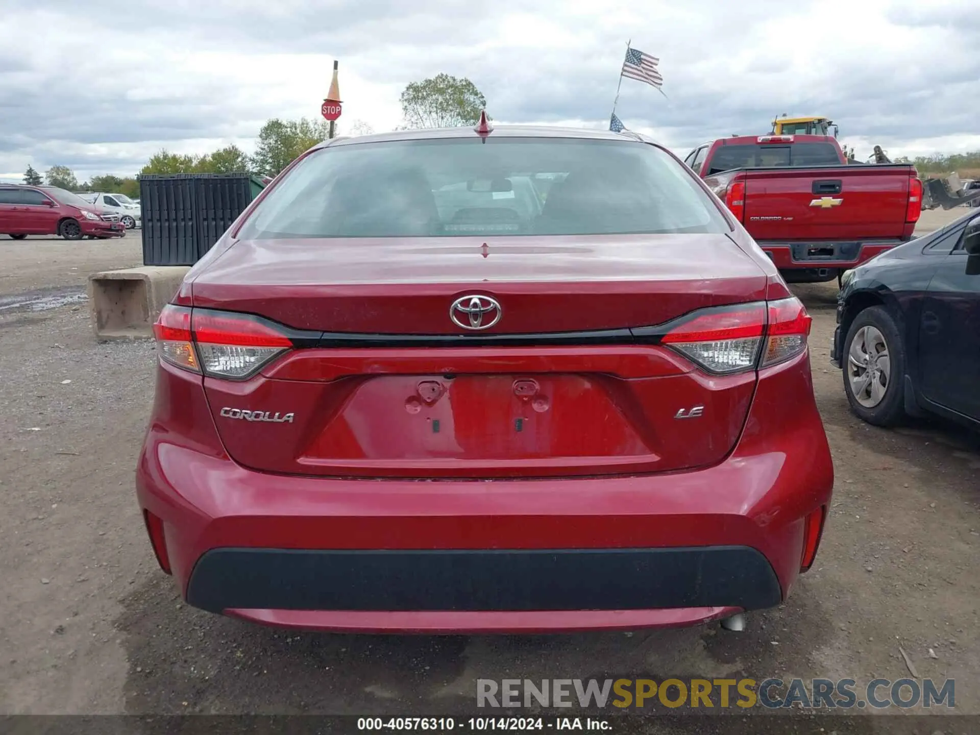 16 Photograph of a damaged car 5YFEPMAE1NP279409 TOYOTA COROLLA 2022