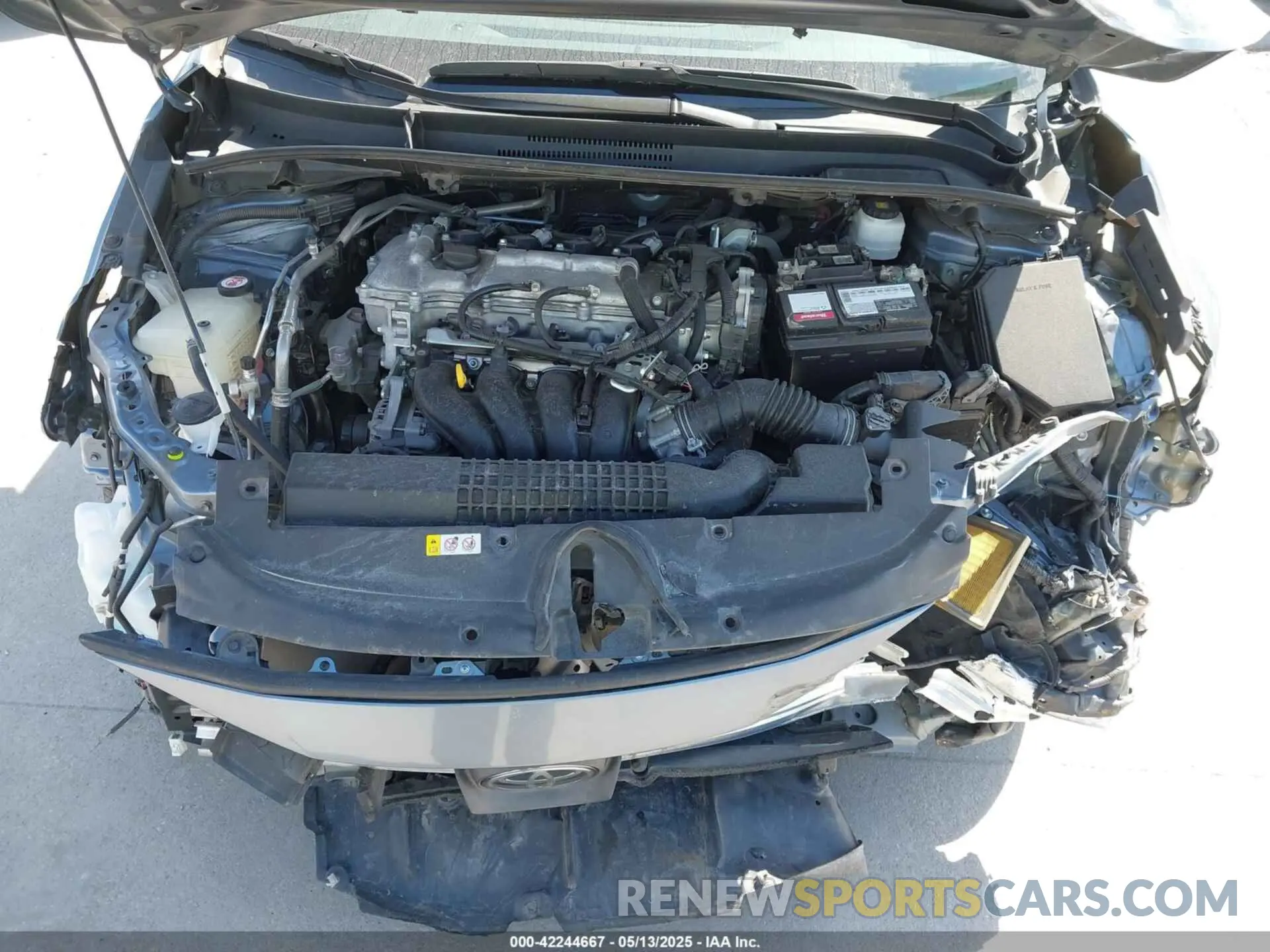 10 Фотография поврежденного автомобиля 5YFEPMAE1NP280253 TOYOTA COROLLA 2022