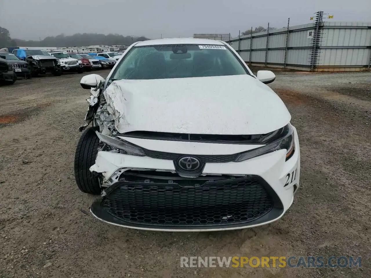 5 Photograph of a damaged car 5YFEPMAE1NP281256 TOYOTA COROLLA 2022