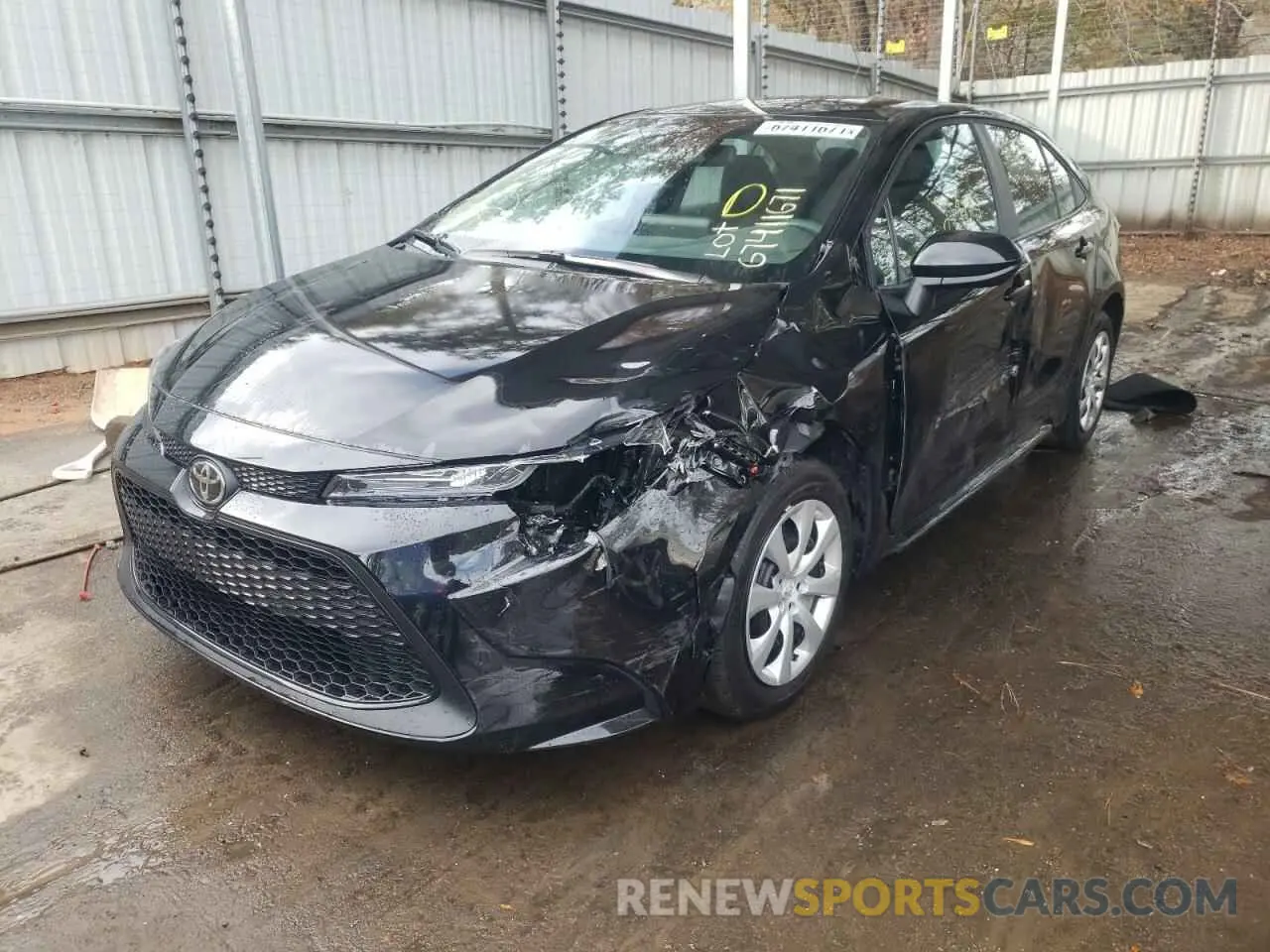 2 Фотография поврежденного автомобиля 5YFEPMAE1NP283489 TOYOTA COROLLA 2022