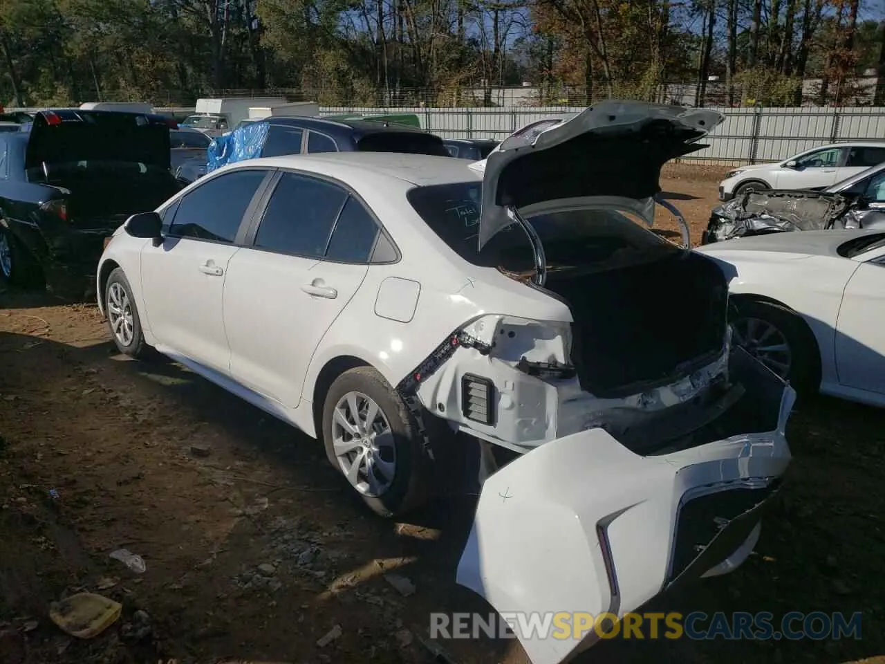 2 Фотография поврежденного автомобиля 5YFEPMAE1NP295853 TOYOTA COROLLA 2022