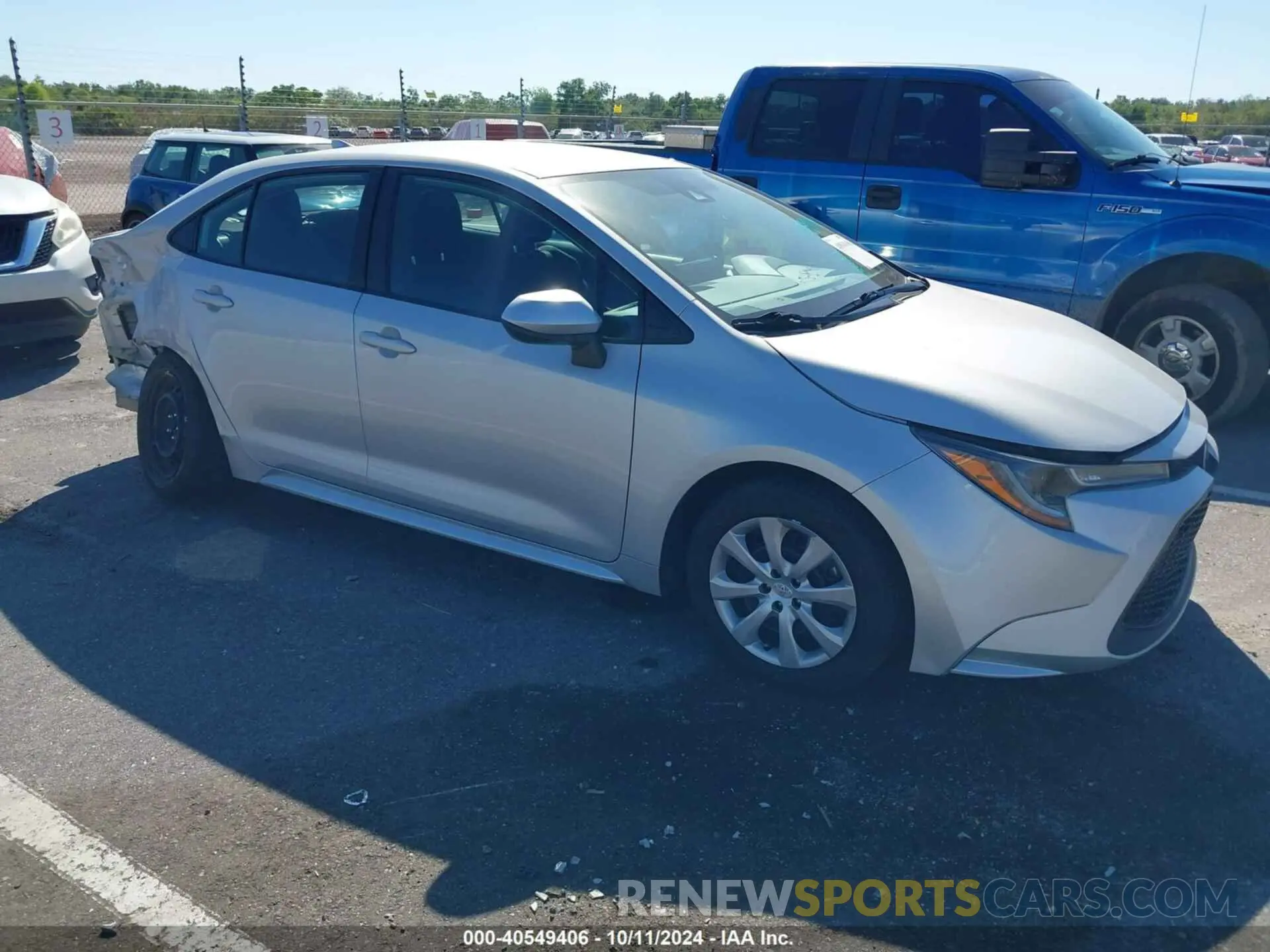 1 Photograph of a damaged car 5YFEPMAE1NP298705 TOYOTA COROLLA 2022