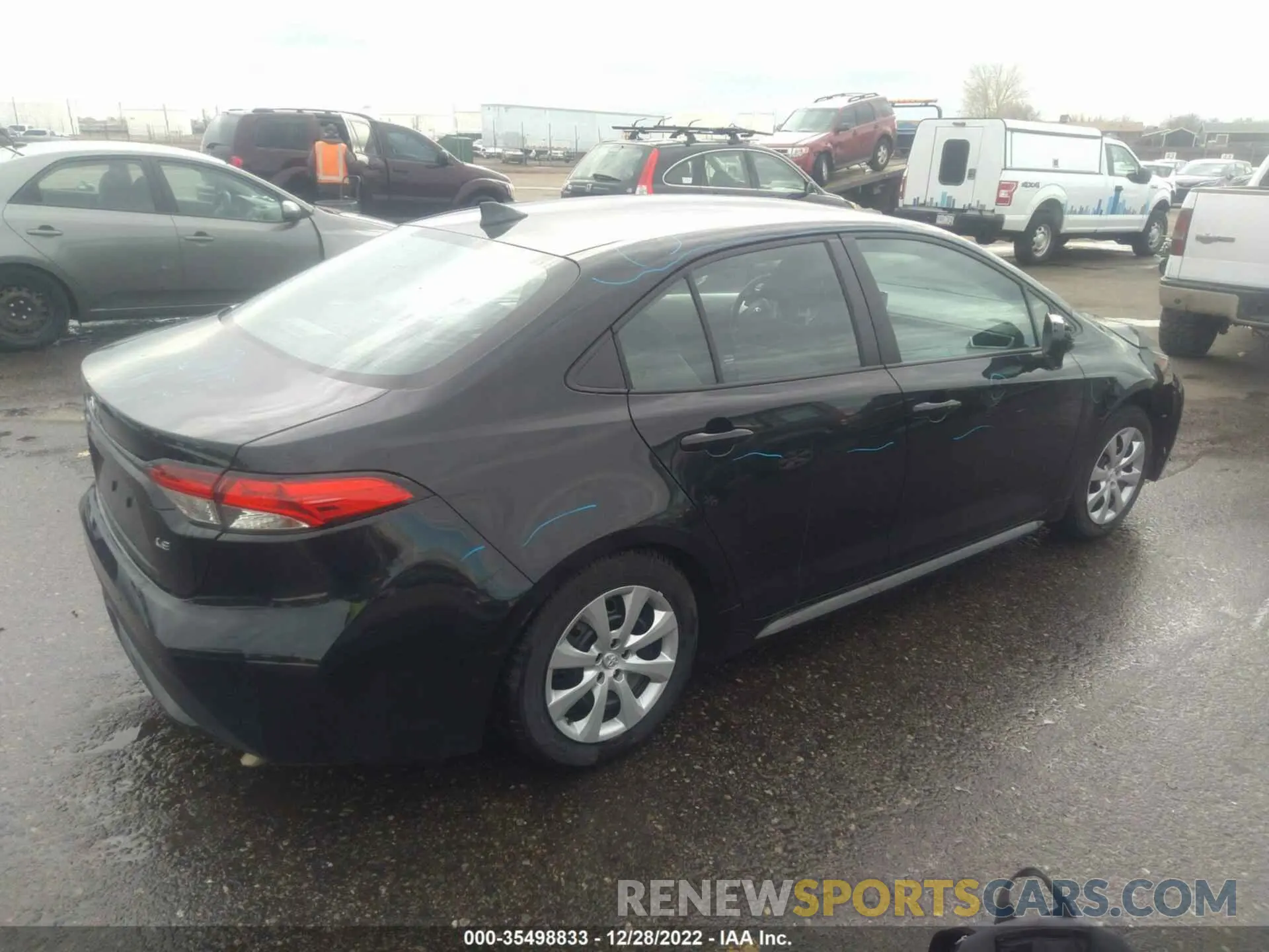 4 Photograph of a damaged car 5YFEPMAE1NP317463 TOYOTA COROLLA 2022