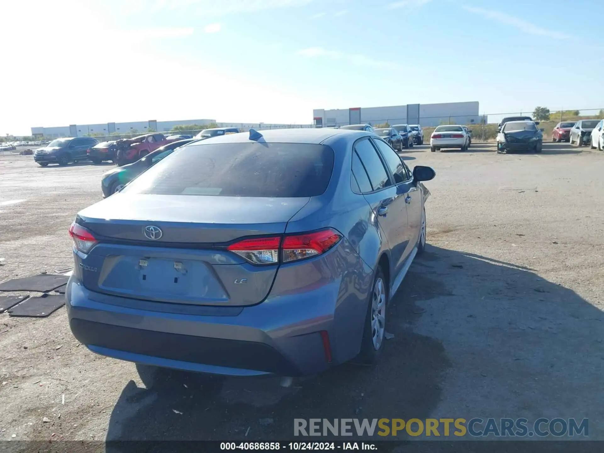 4 Фотография поврежденного автомобиля 5YFEPMAE1NP321951 TOYOTA COROLLA 2022