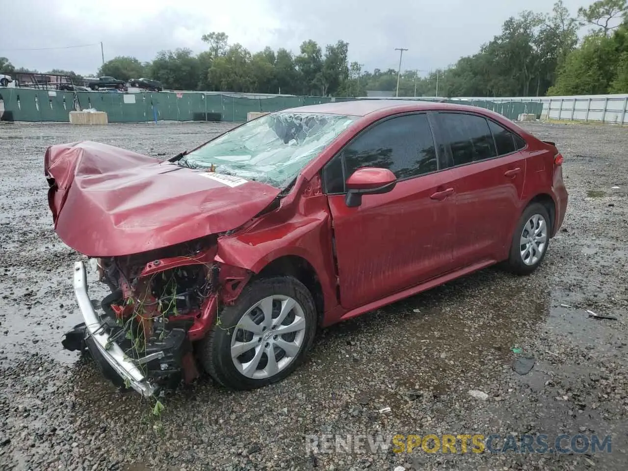 1 Photograph of a damaged car 5YFEPMAE1NP324669 TOYOTA COROLLA 2022