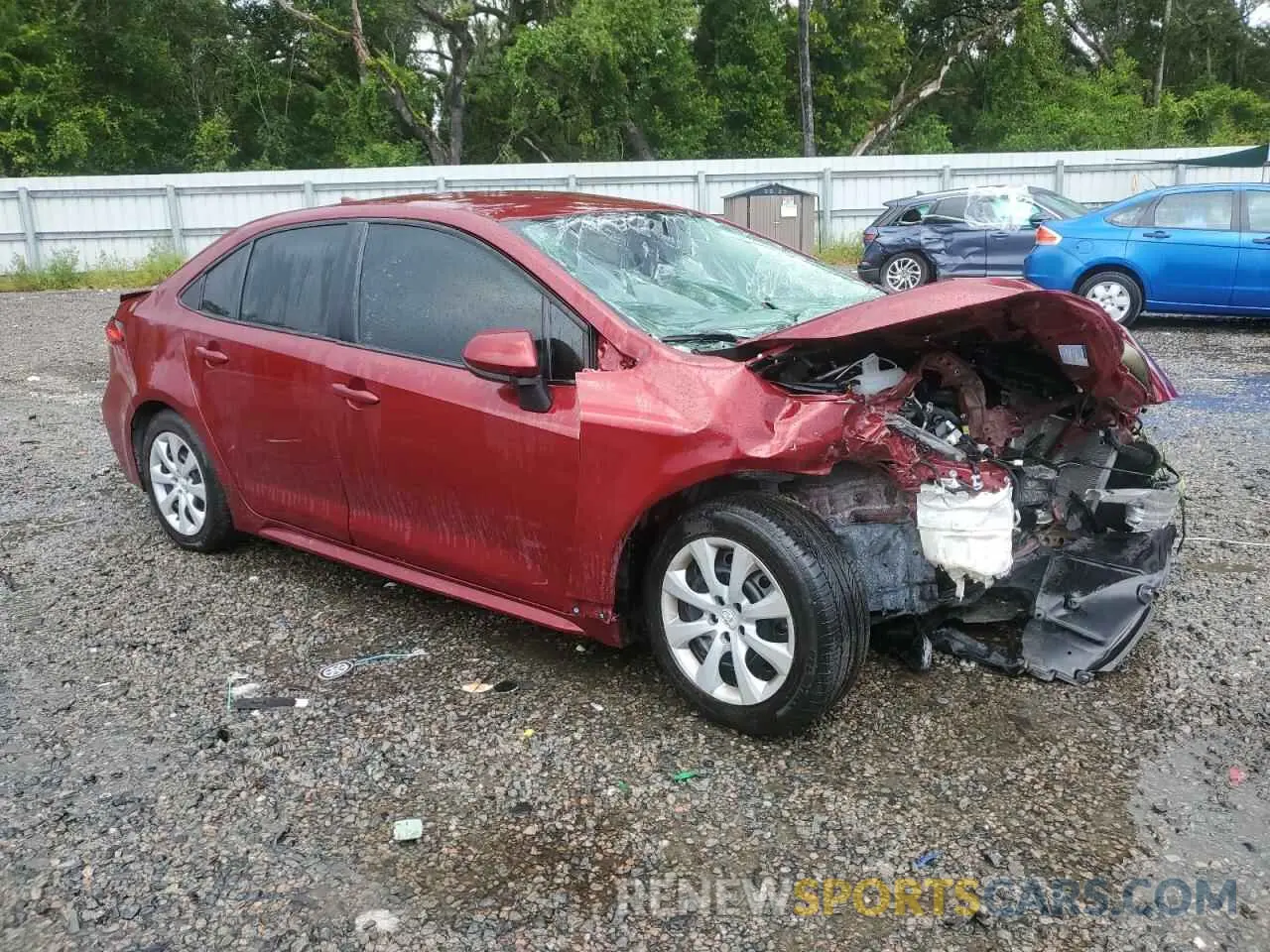 4 Photograph of a damaged car 5YFEPMAE1NP324669 TOYOTA COROLLA 2022
