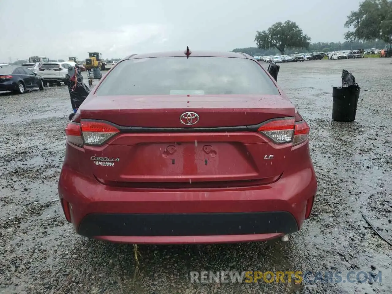 6 Photograph of a damaged car 5YFEPMAE1NP324669 TOYOTA COROLLA 2022