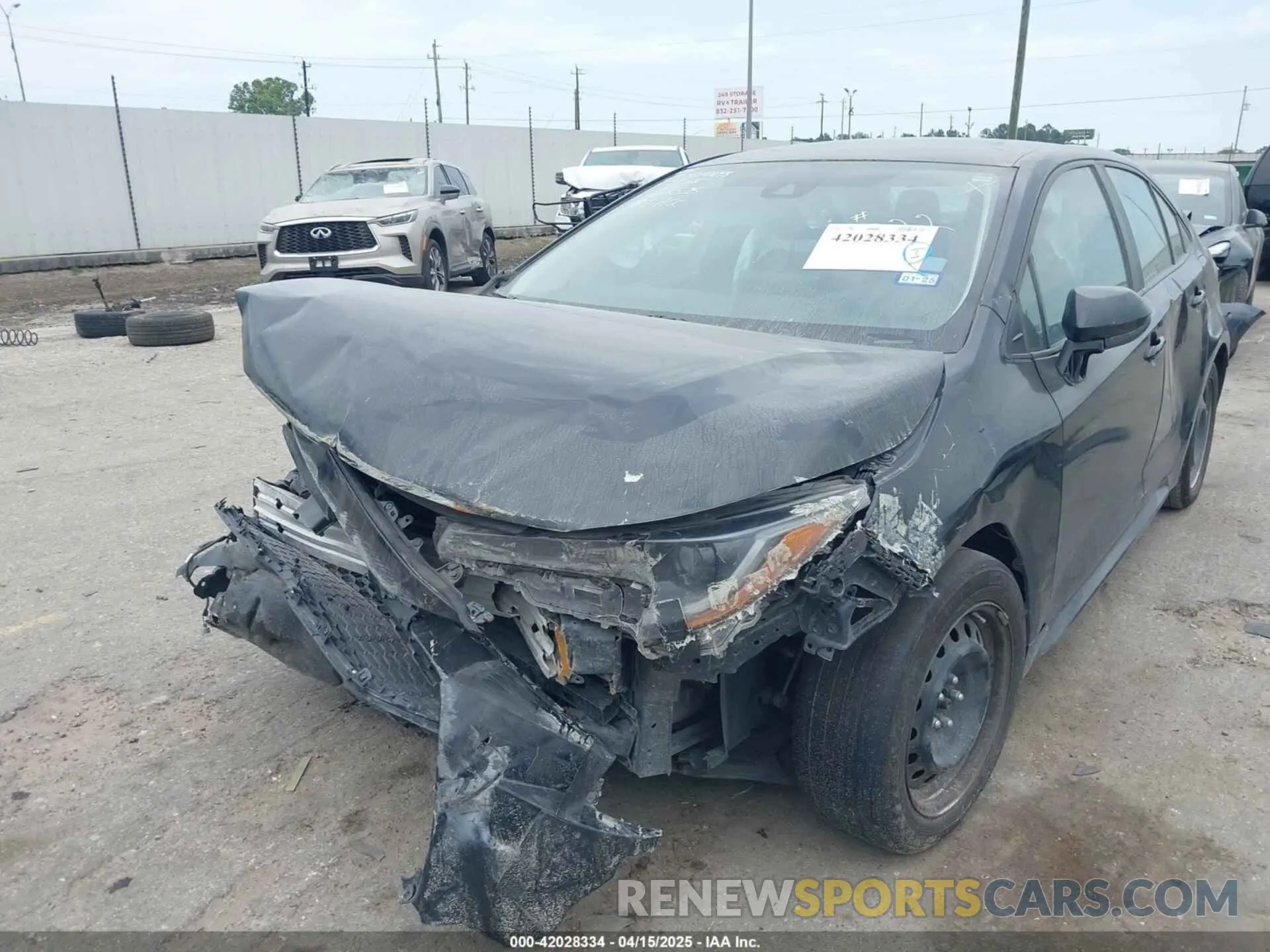 2 Фотография поврежденного автомобиля 5YFEPMAE1NP331332 TOYOTA COROLLA 2022